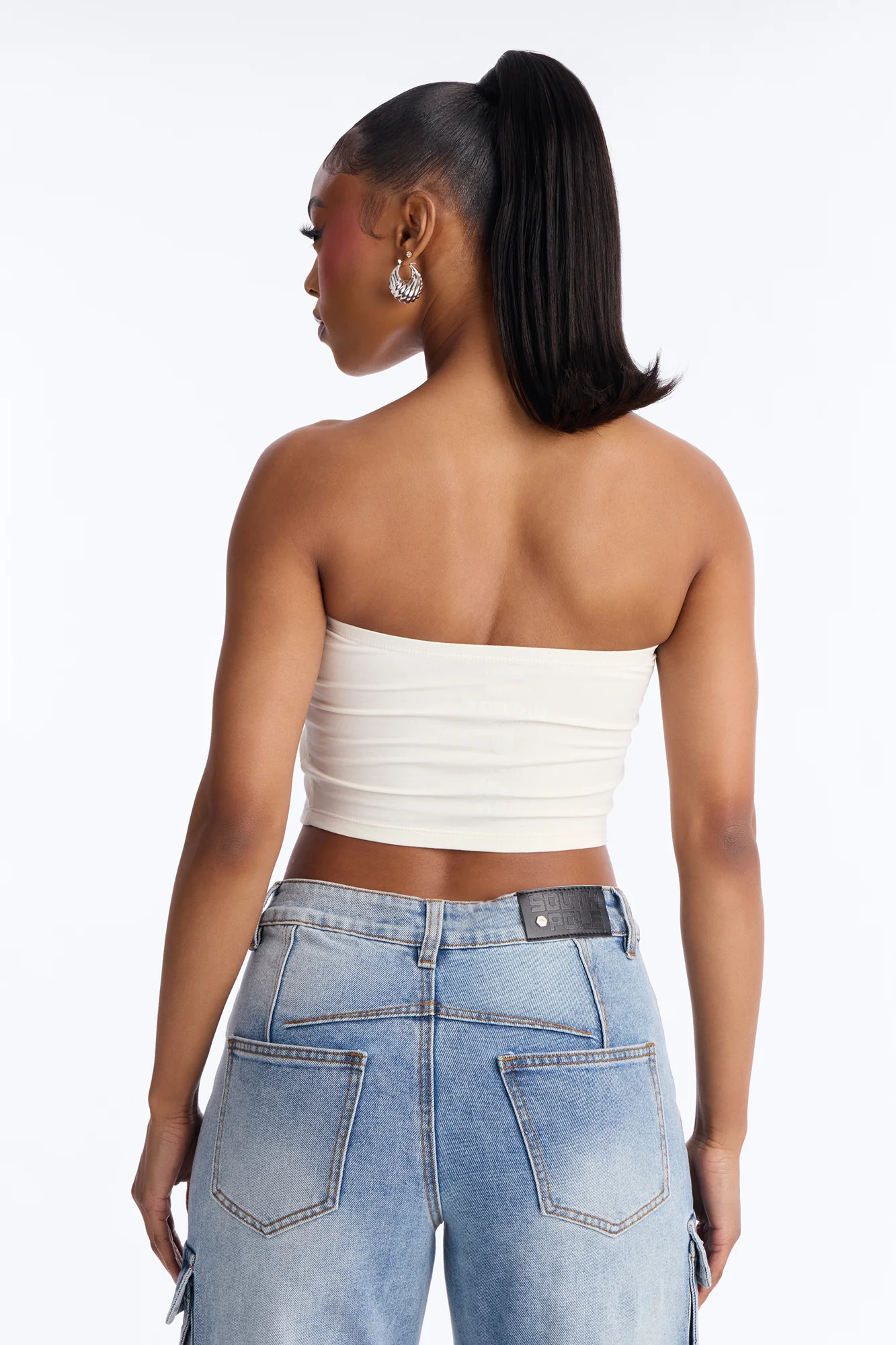 Hello Kitty Western Tube Top - Cream - Image 5
