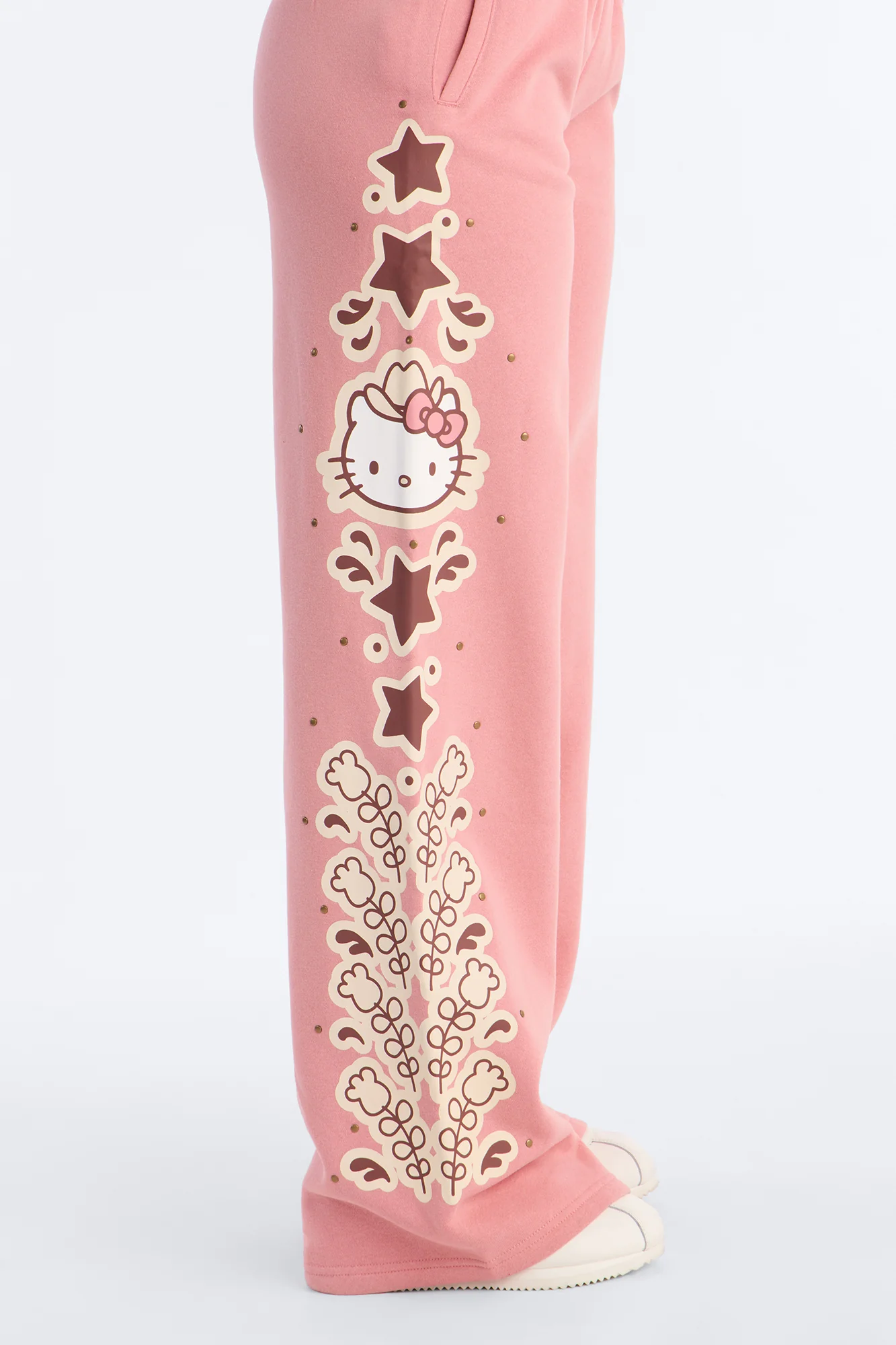 Hello Kitty Western Wide Leg Pant - Pink - Image 4