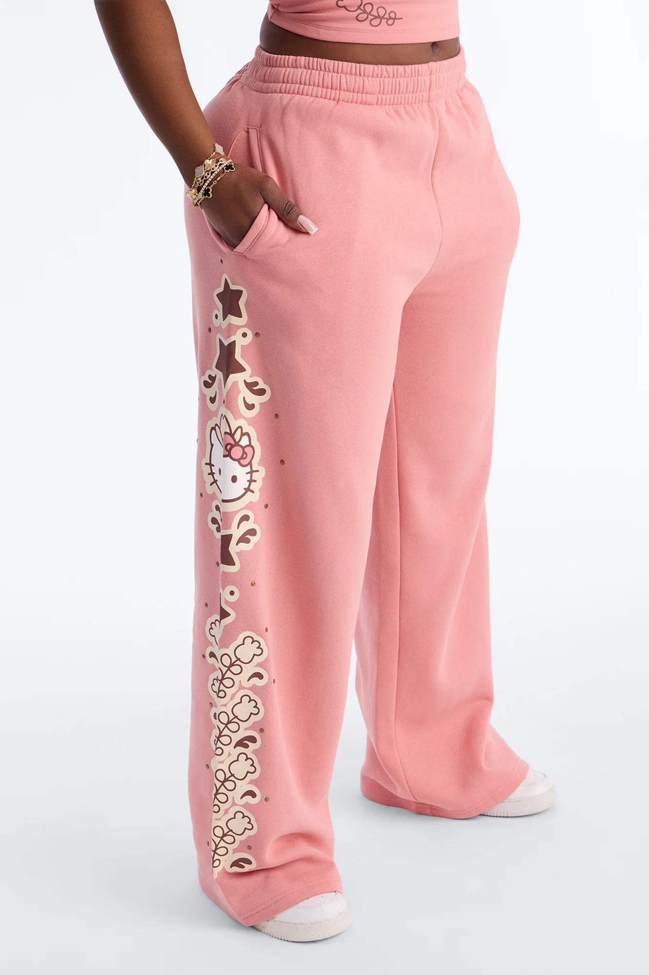 Hello Kitty Western Wide Leg Pant - Pink - Image 7