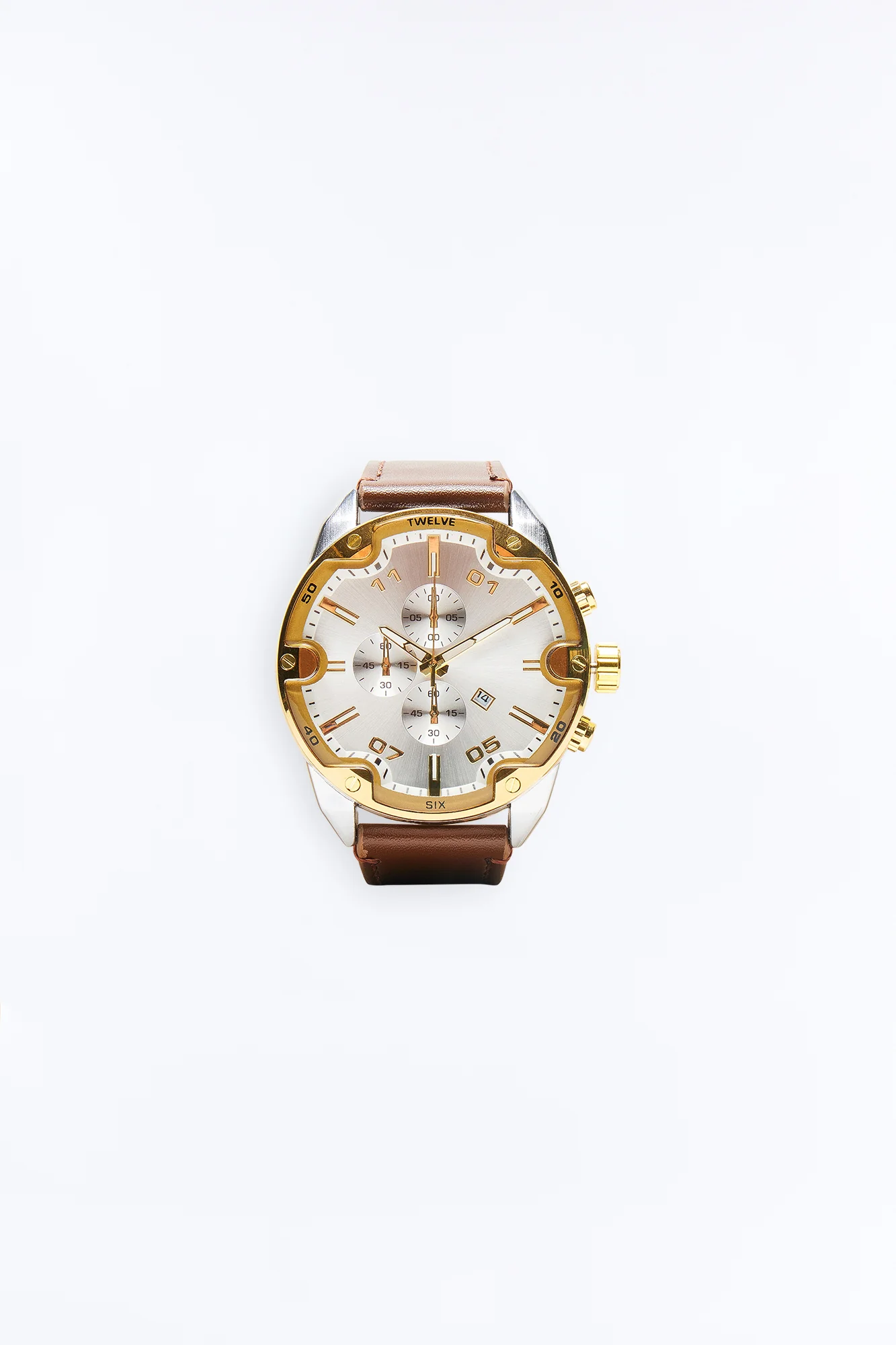 Heritage Chronograph Watch - Brown Combo