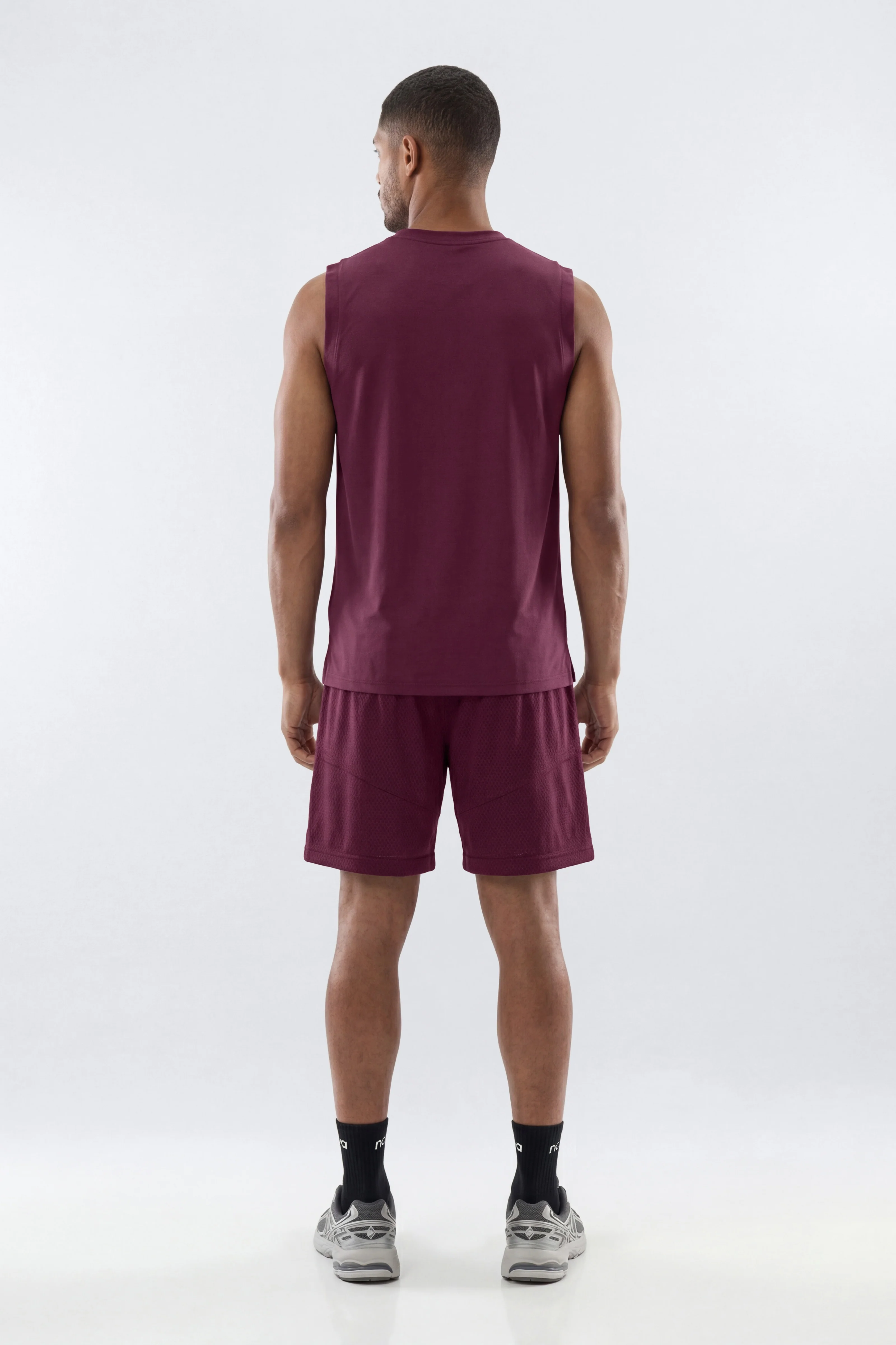 HexTech™ Active Muscle T-Shirt - Merlot - Image 3
