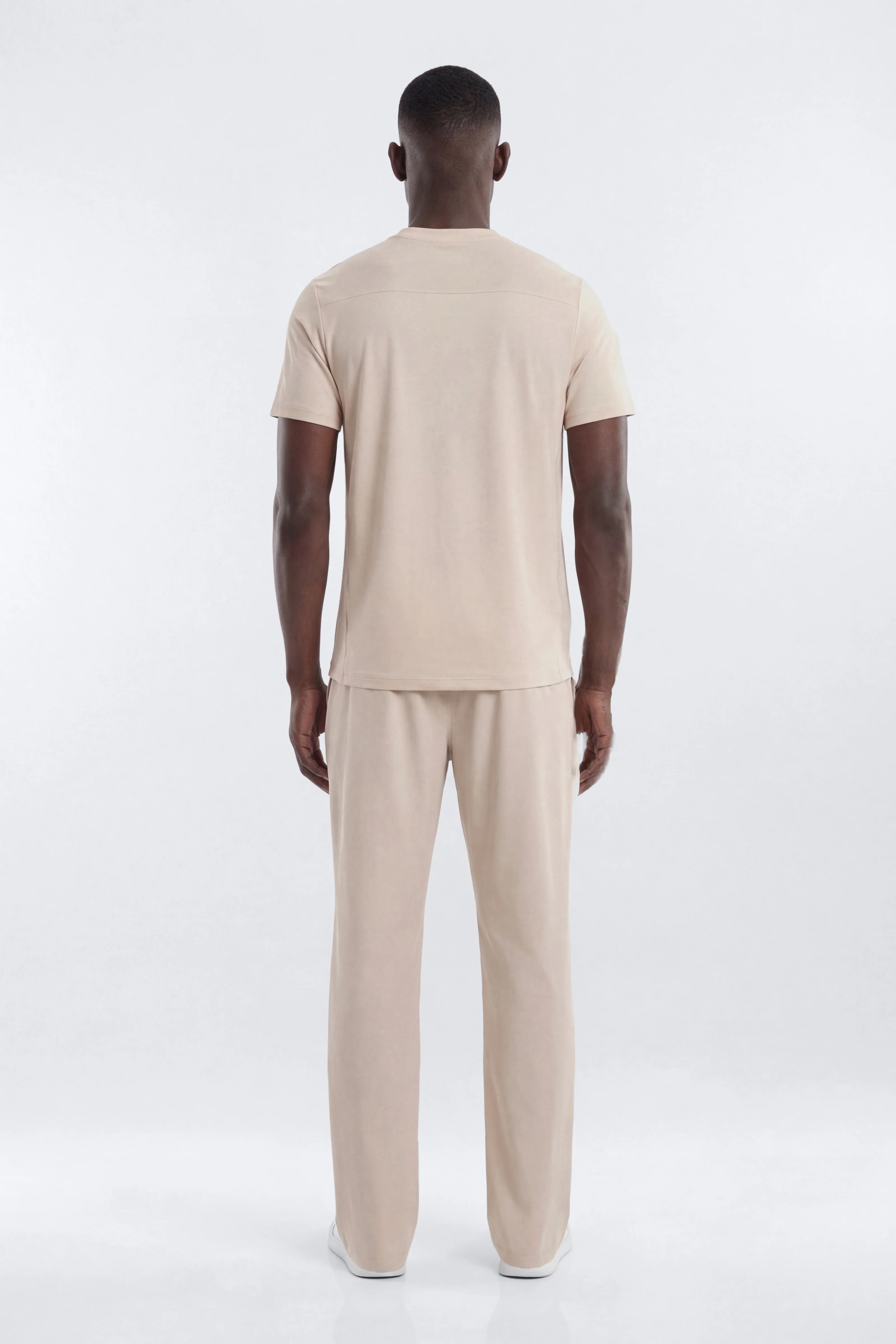 HexTech™ Crew Neck Active Top - Oat Milk - Image 3