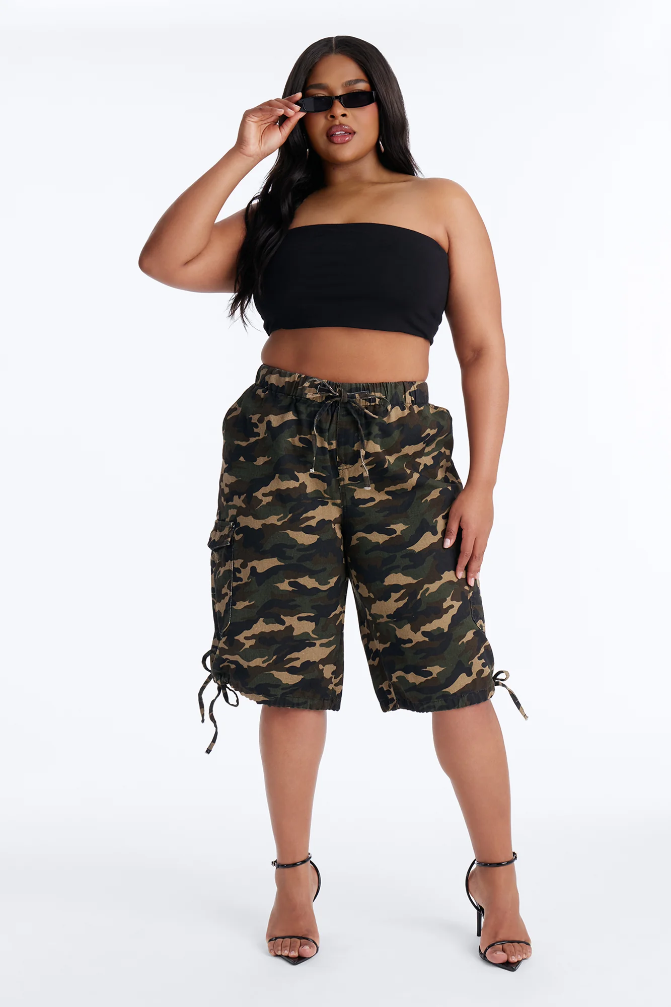 Hidden Agenda Camouflage Bermuda Short 14″ - Camouflage - Image 5
