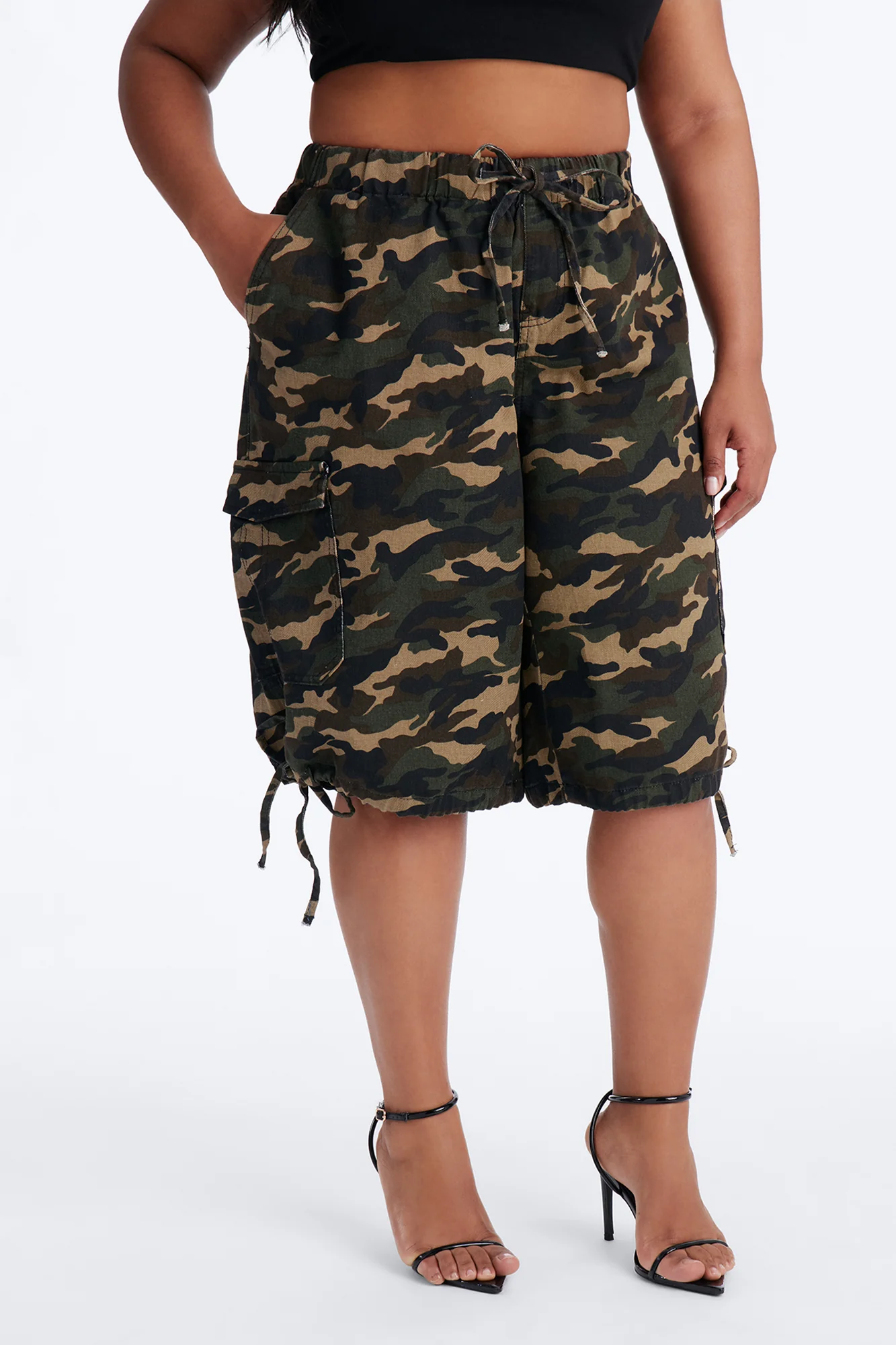 Hidden Agenda Camouflage Bermuda Short 14″ - Camouflage - Image 6