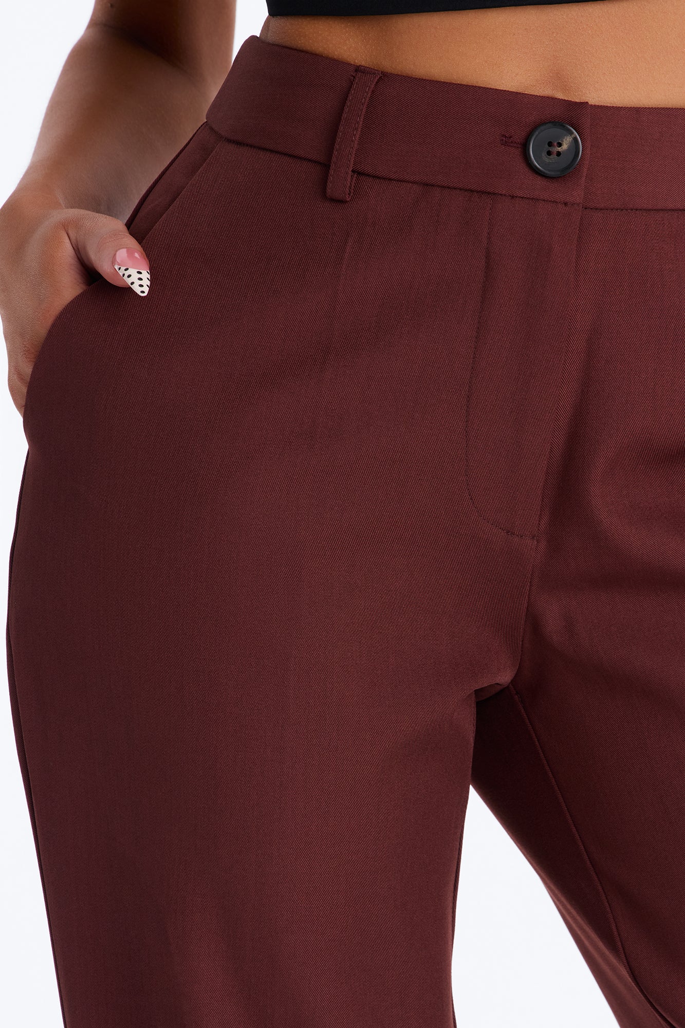 High Expectations Trouser Pant 34″ - Brown - Image 3