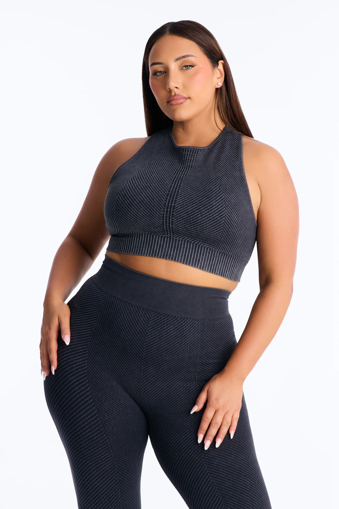 High Function Seamless Legging Set - Black - Image 7
