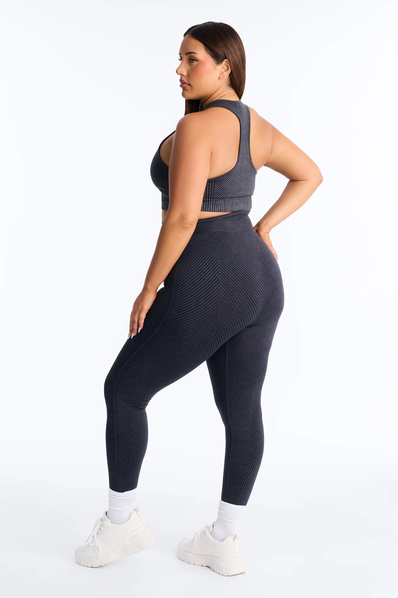 High Function Seamless Legging Set - Black - Image 9