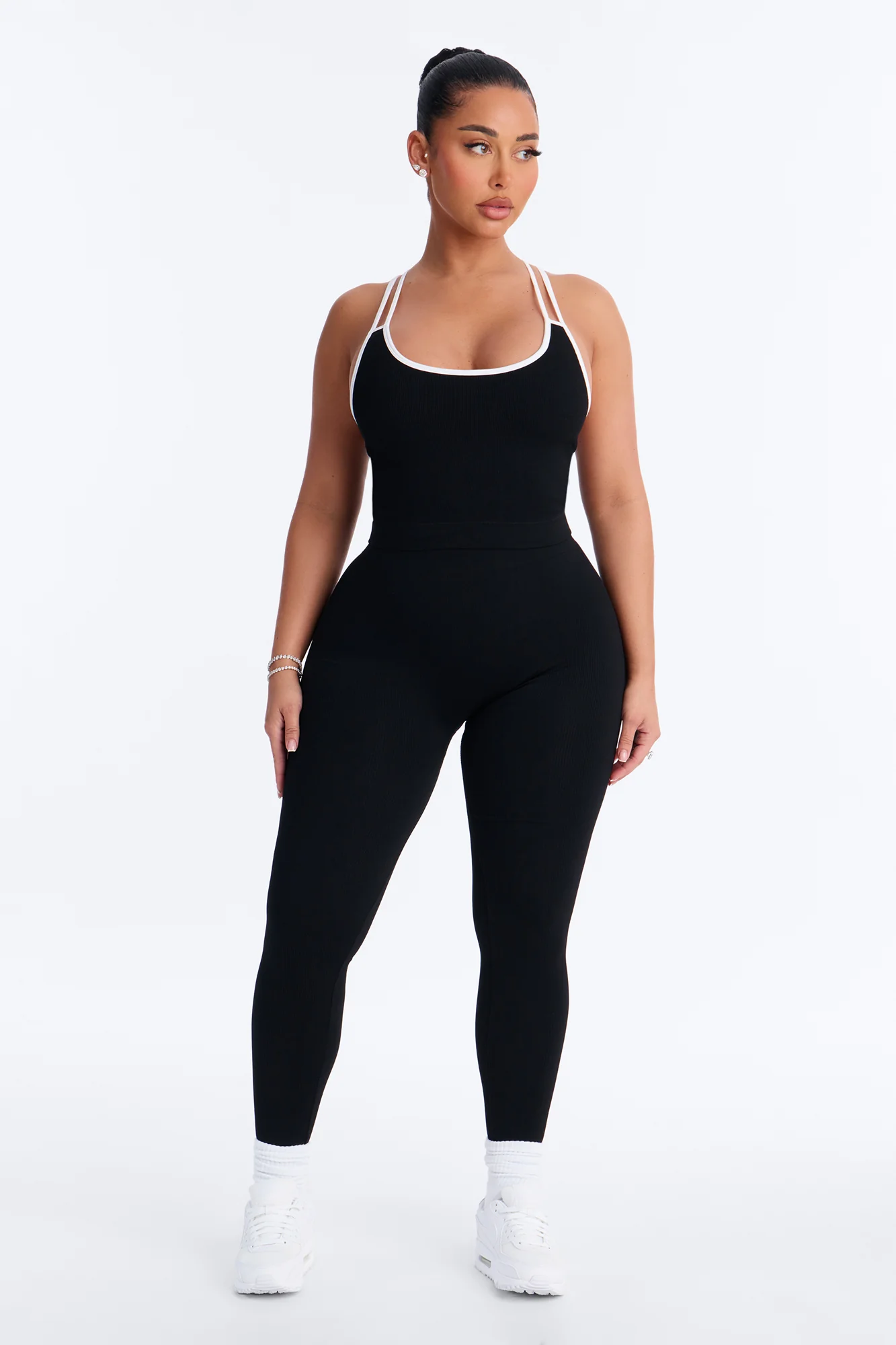 High Impact Seamless Legging Set - Black