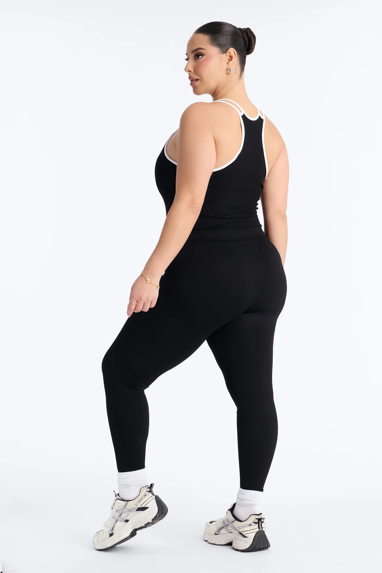 High Impact Seamless Legging Set - Black - Image 7