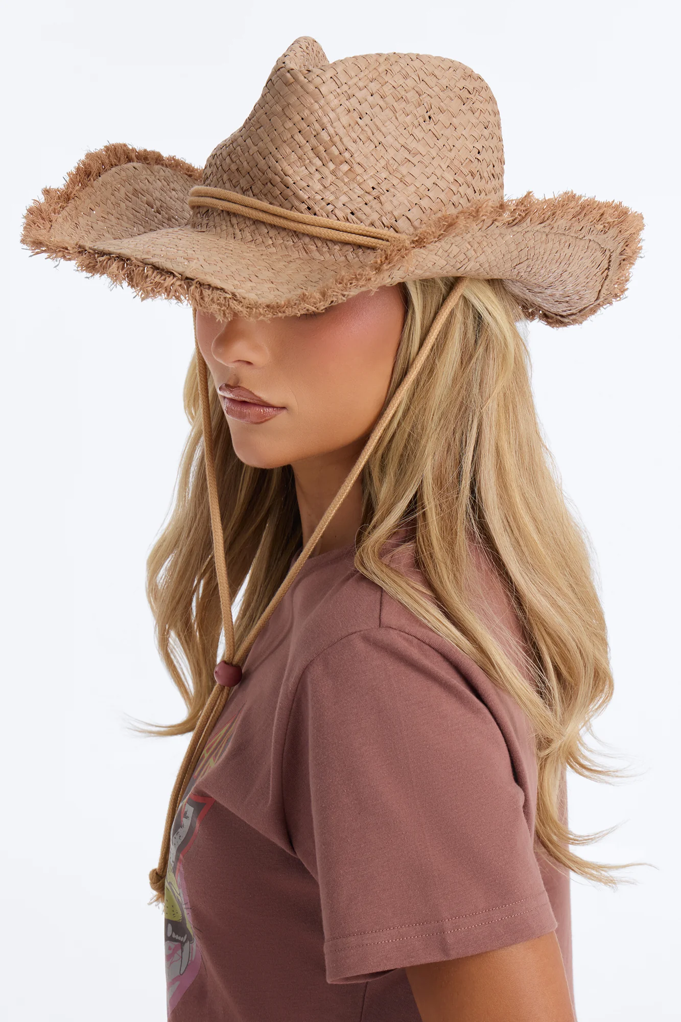 High Noon Straw Cowboy Hat - Khaki