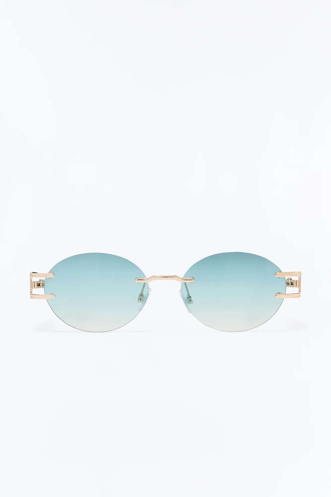 High Sky Round Sunglasses - Black/Blue - Image 3