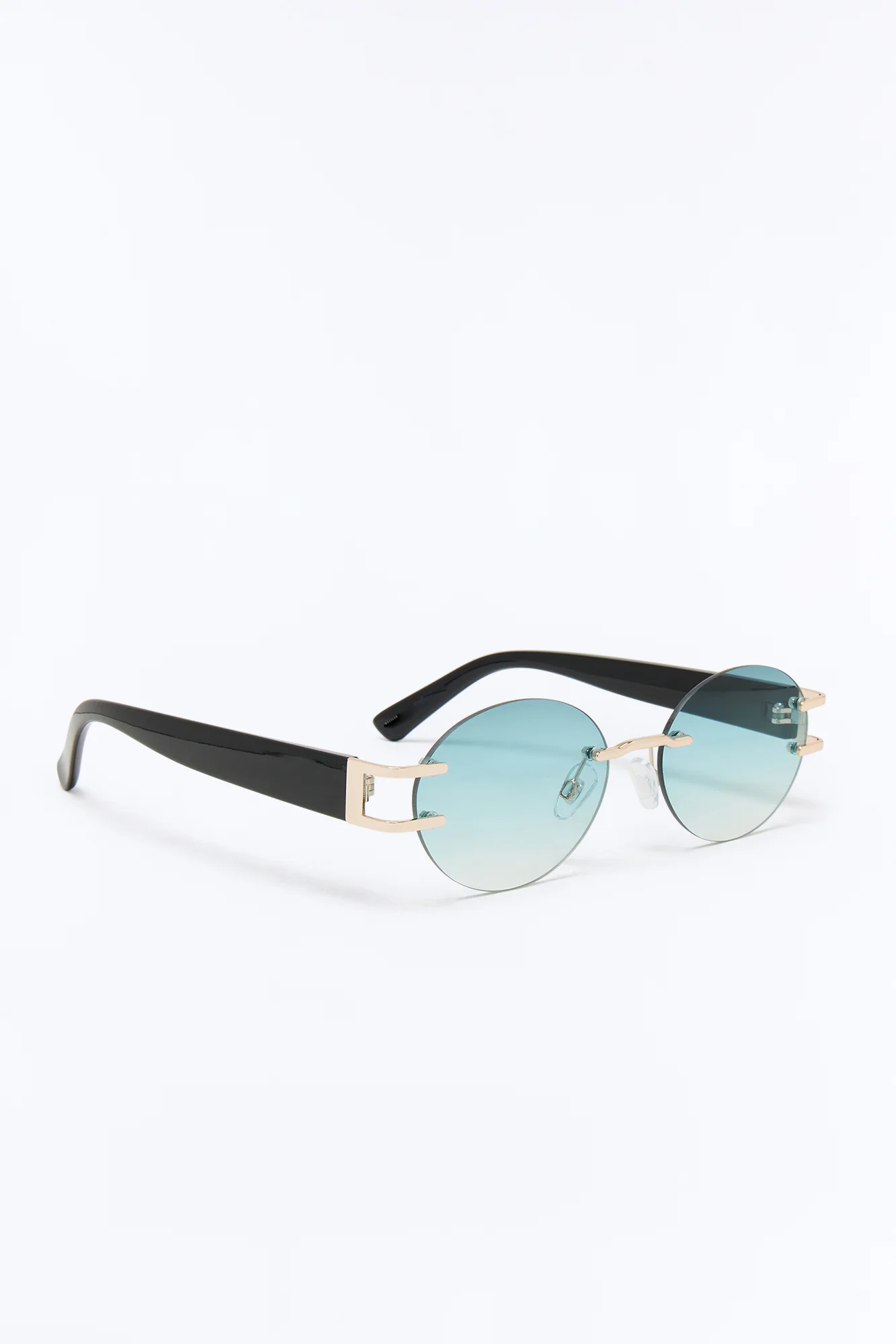 High Sky Round Sunglasses - Black/Blue - Image 4