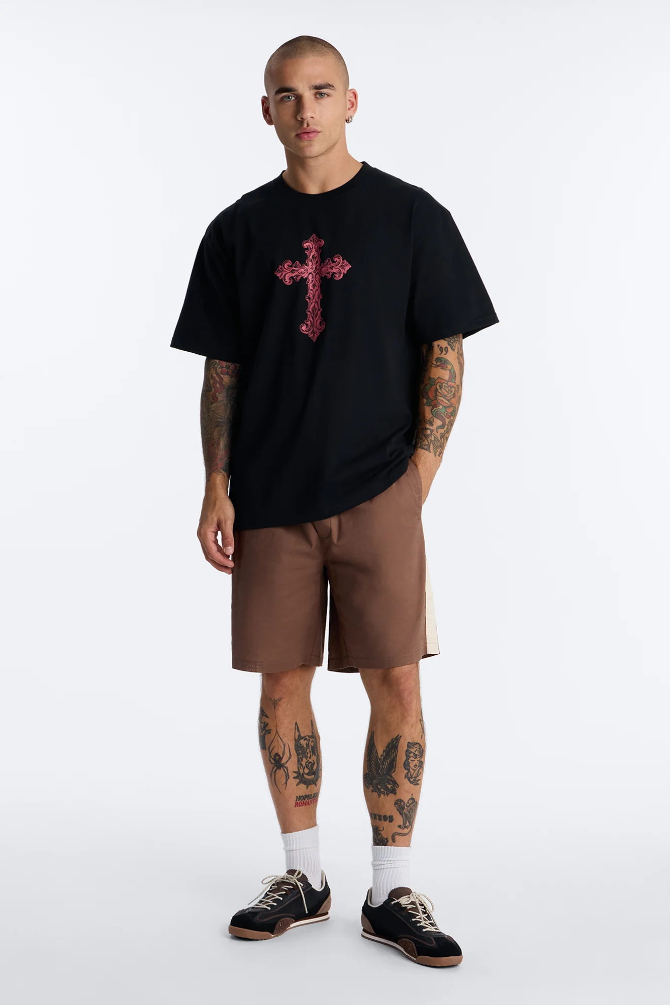 Holy Relic Oversized Short Sleeve Tee - Black - Image 2