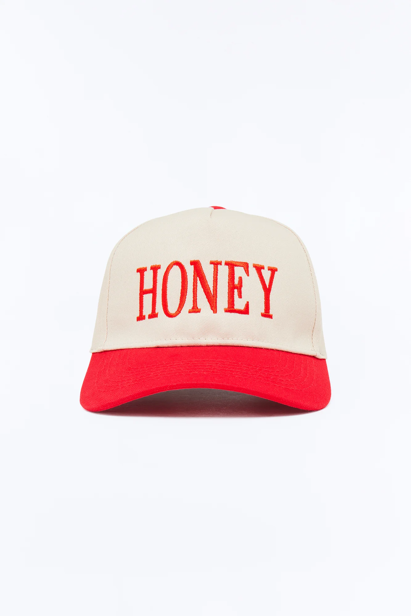 Honey Baseball Hat - Red/combo - Image 3