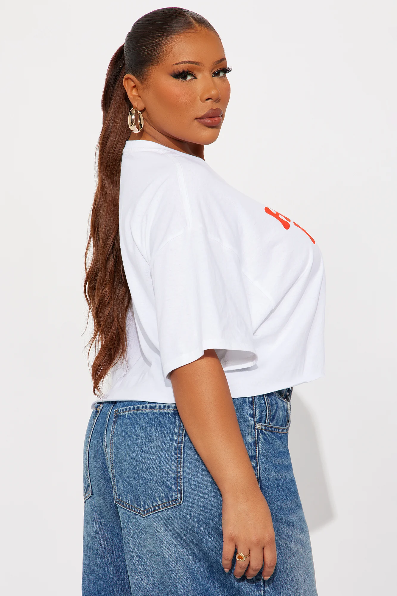 Hot Girl Habits Cropped Tee - White - Image 8