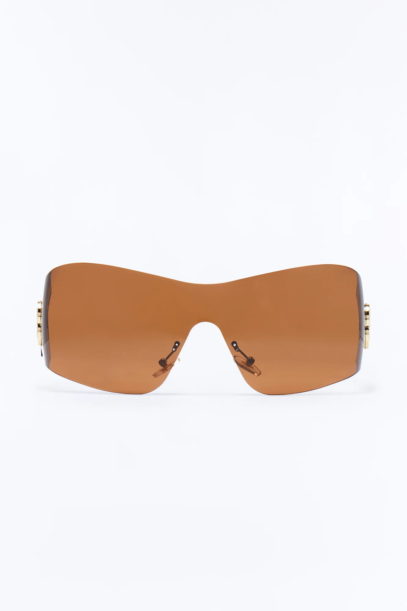 Hot Shot Shield Sunglasses - Brown - Image 3