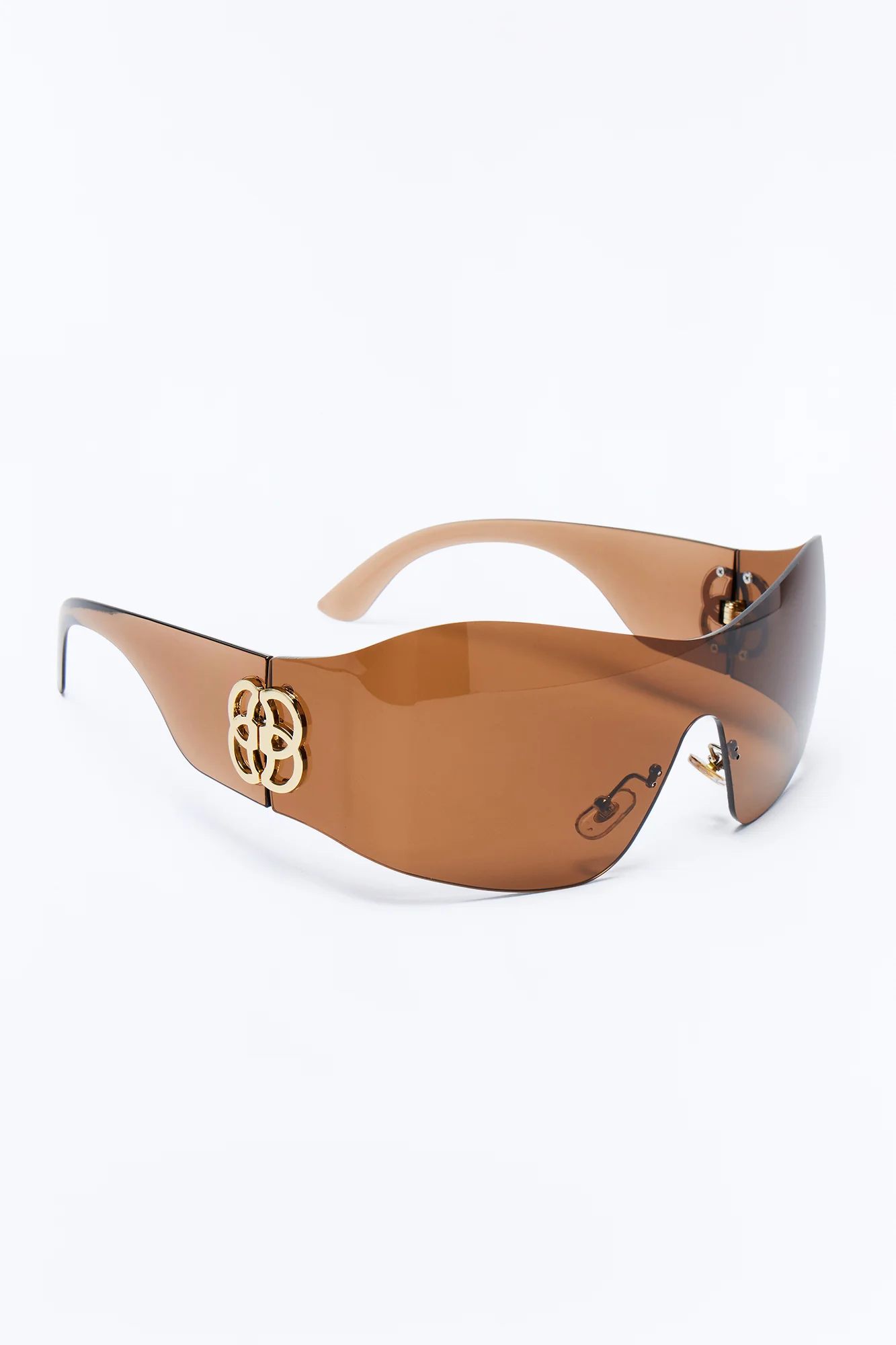 Hot Shot Shield Sunglasses - Brown - Image 4