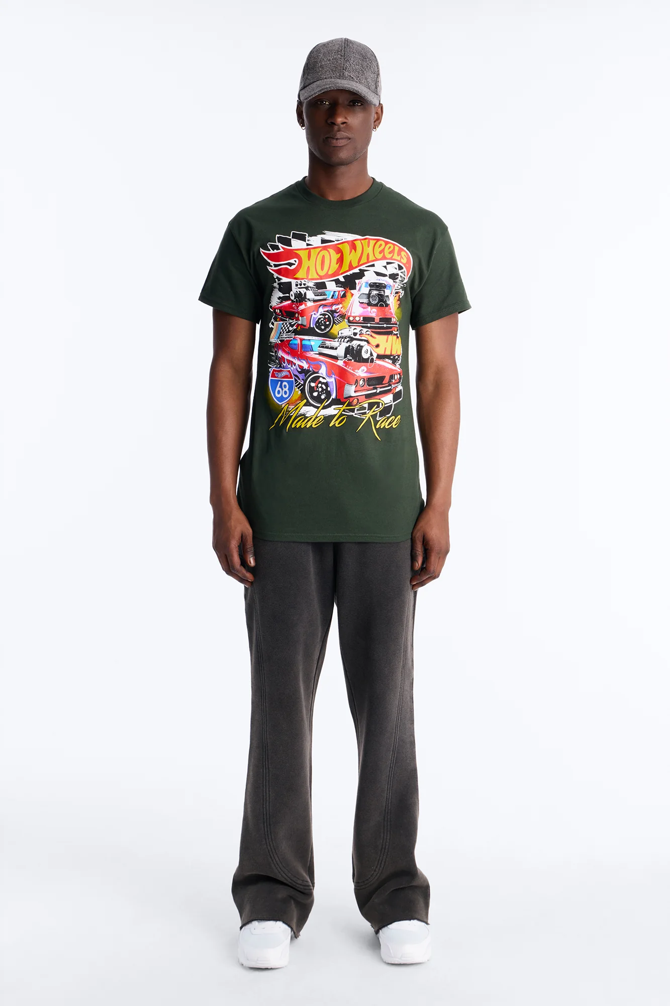 Hot Wheels Made To Race Short Sleeve Tee - Hunter Green - Image 2