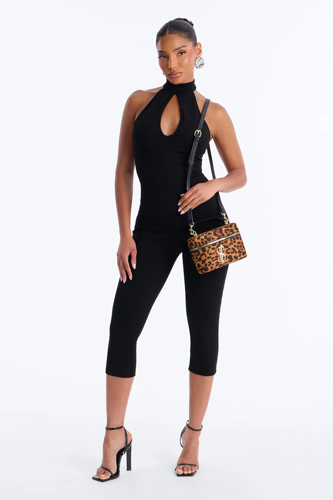How Wild Are You Faux Suede Satchel Bag - Leopard - Image 3