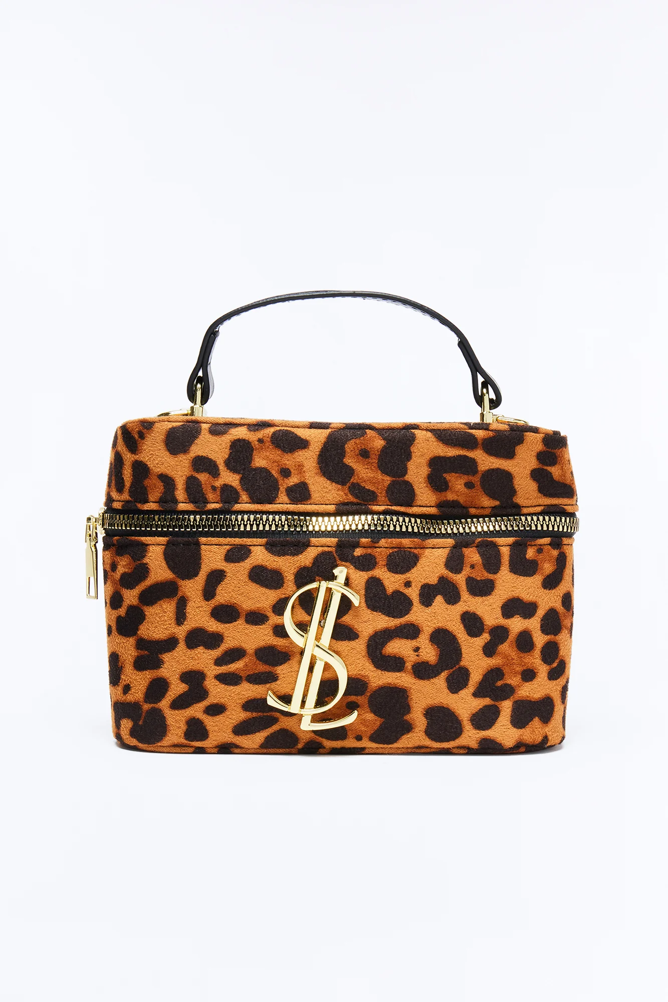 How Wild Are You Faux Suede Satchel Bag - Leopard - Image 4