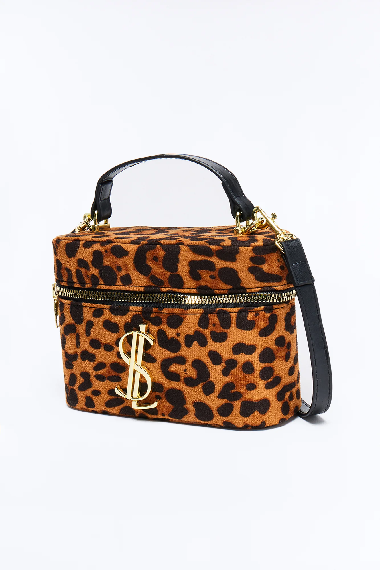 How Wild Are You Faux Suede Satchel Bag - Leopard - Image 5