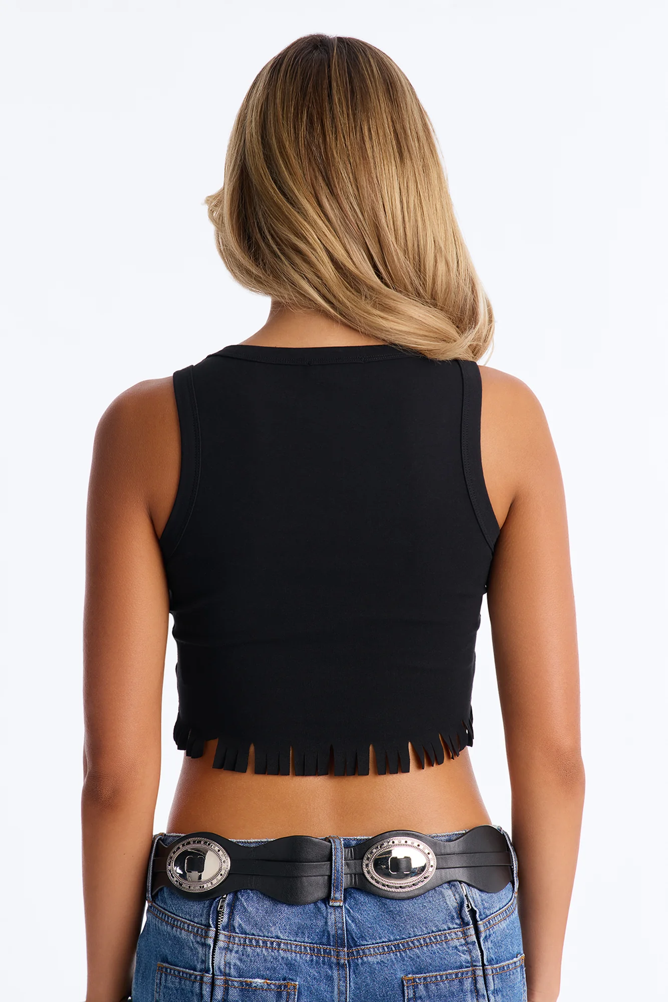Howdy Honey Tank Top - Black - Image 3