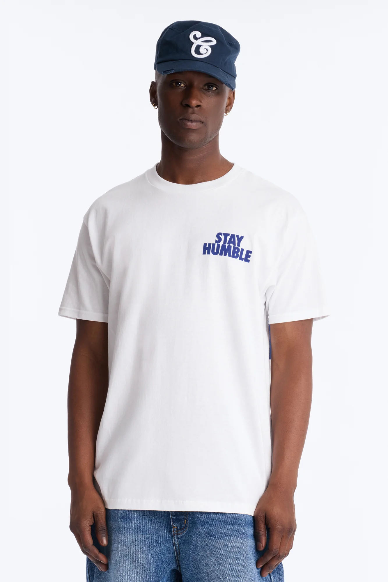 Hustle Hard Oversized Short Sleeve Tee - White - Image 4