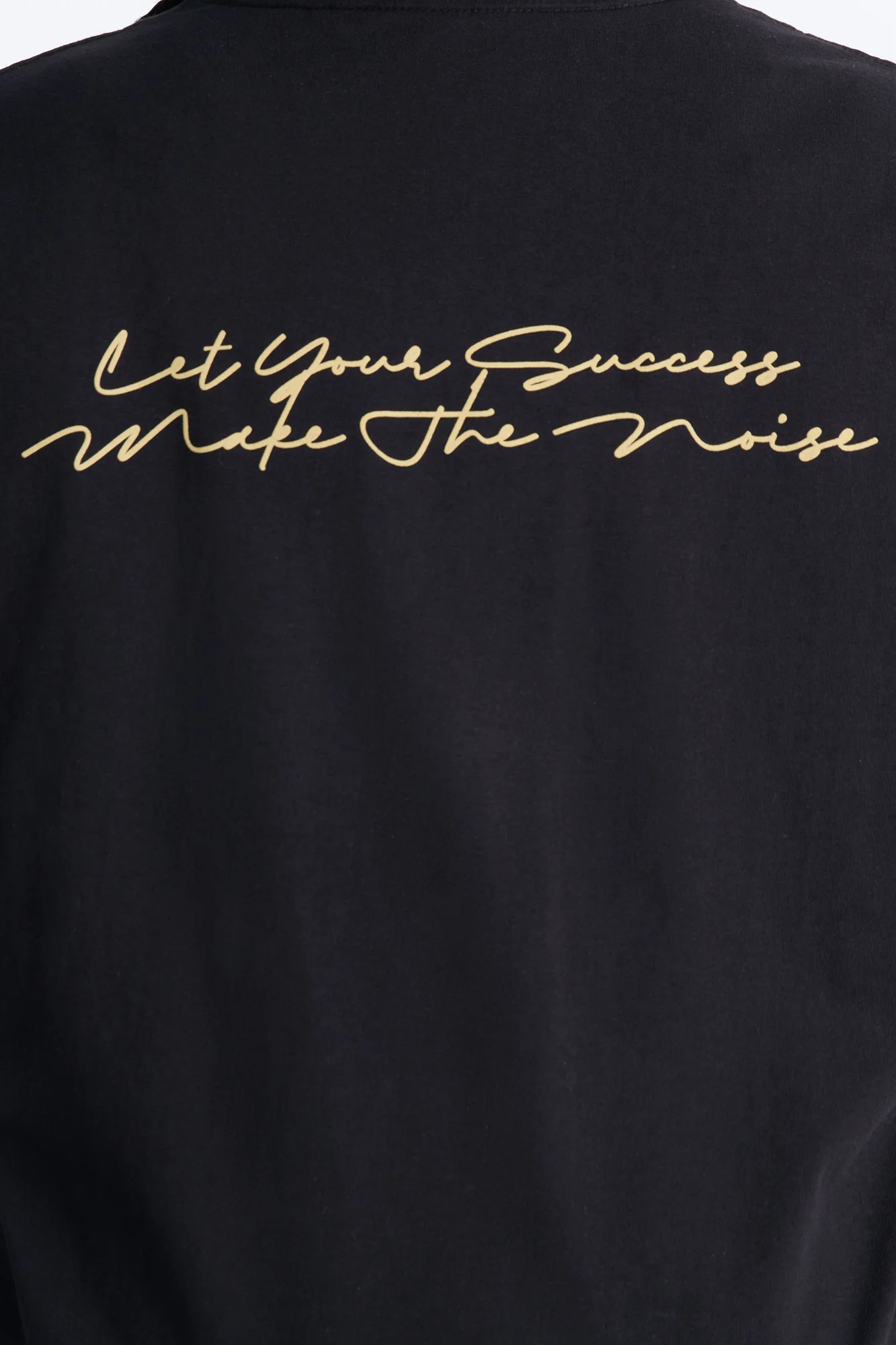 Hustle In Silence Tee - Black - Image 9