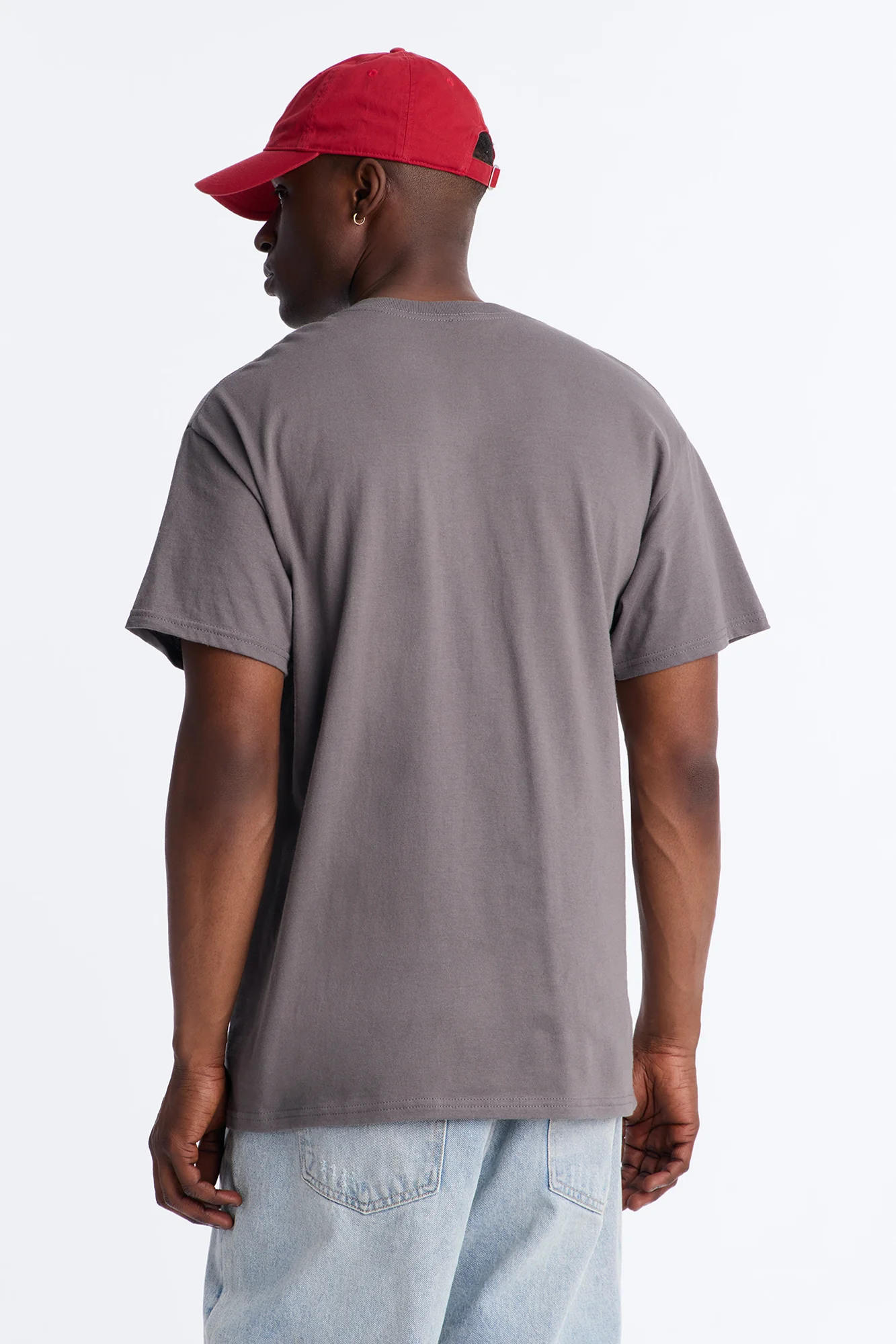 Hustler Ambition Oversized Short Sleeve Tee - Charcoal - Image 4