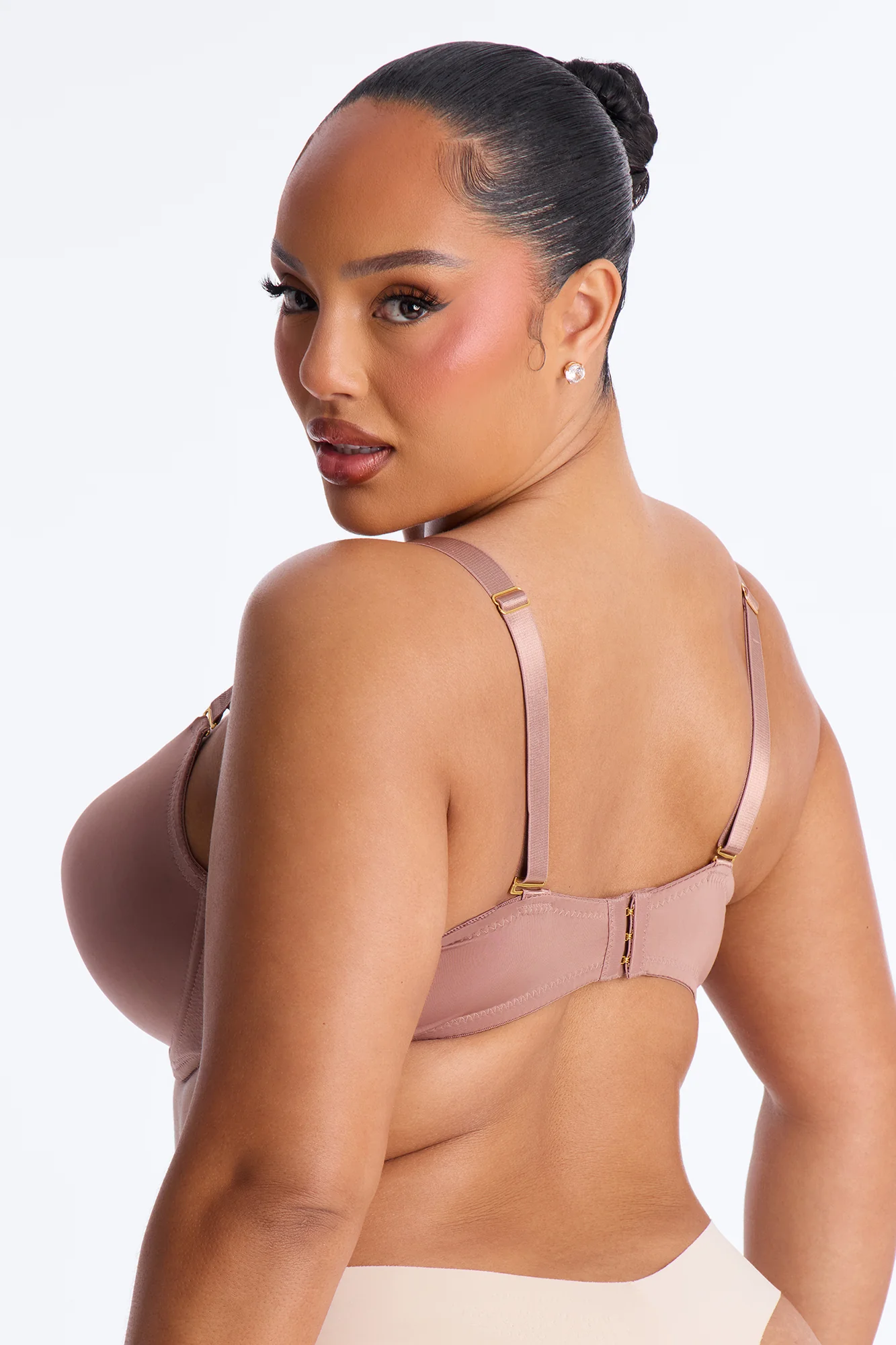 I Got You Push Up Tshirt Bra - Mocha - Image 3