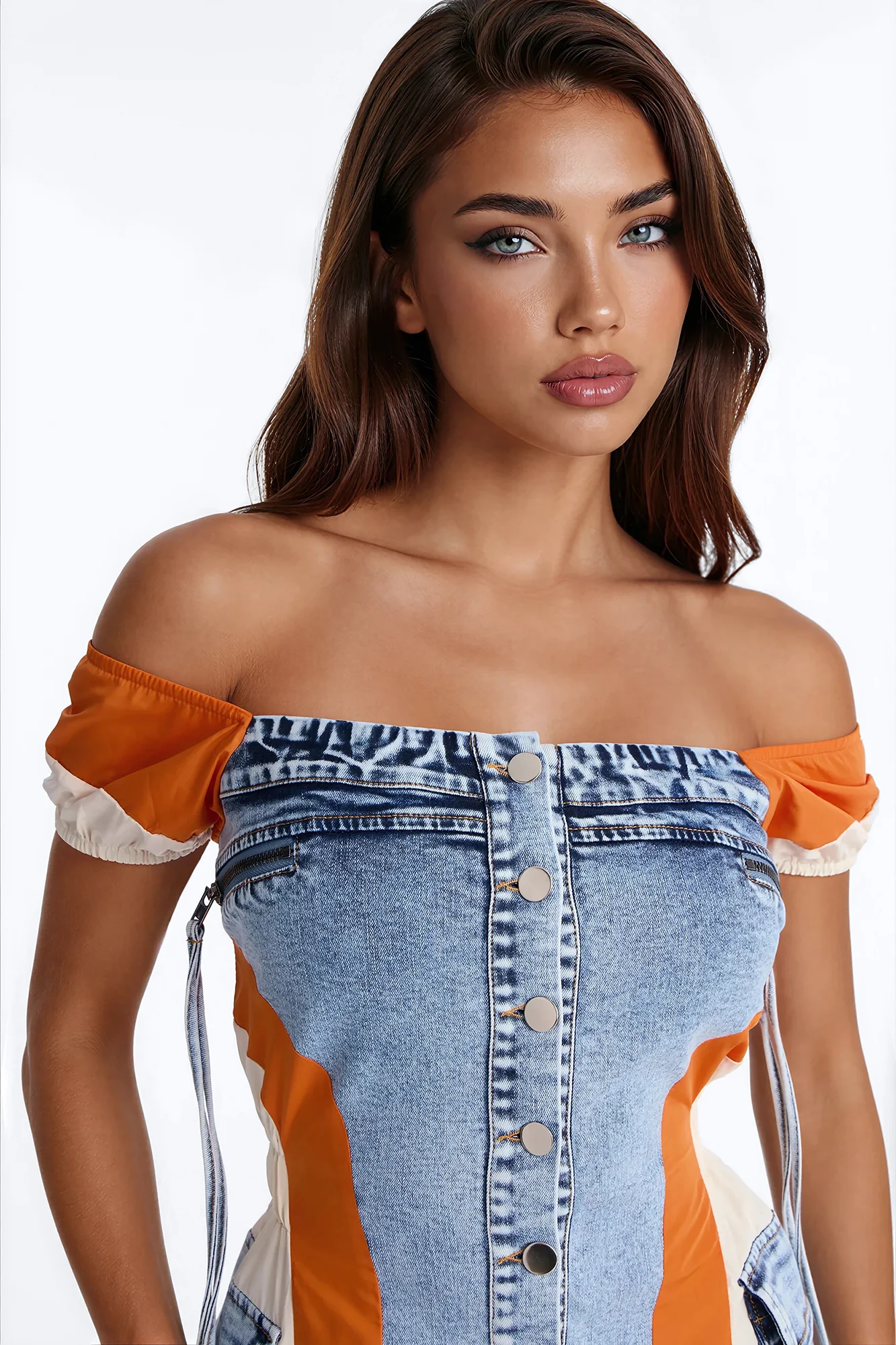 Iconic Sonic Denim Mini Dress - Denim - Image 3
