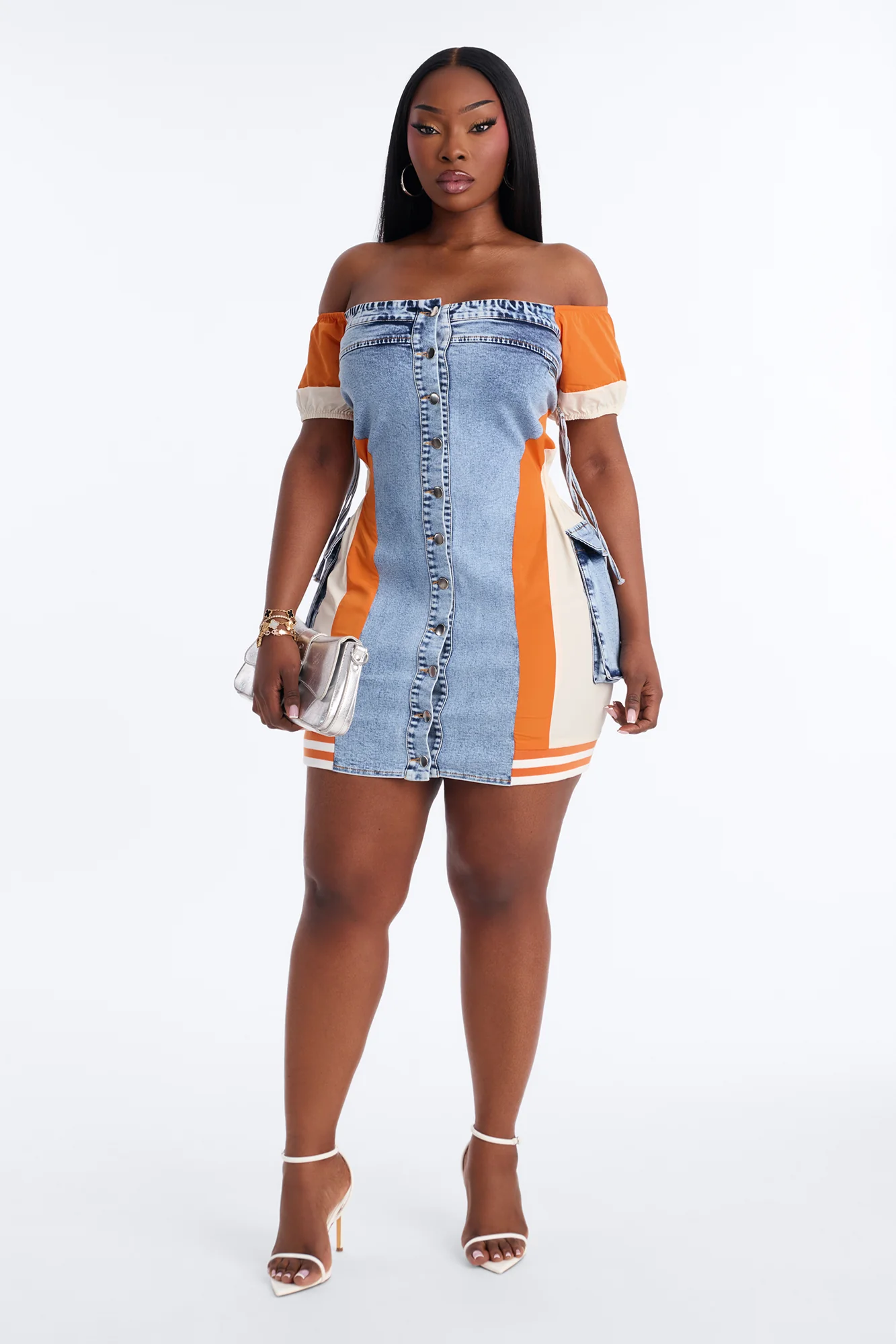 Iconic Sonic Denim Mini Dress - Denim - Image 5