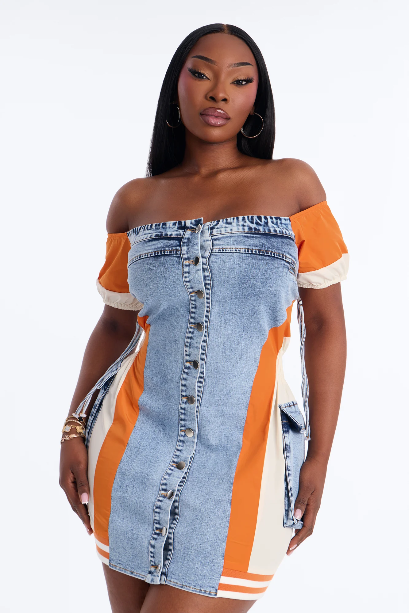 Iconic Sonic Denim Mini Dress - Denim - Image 6