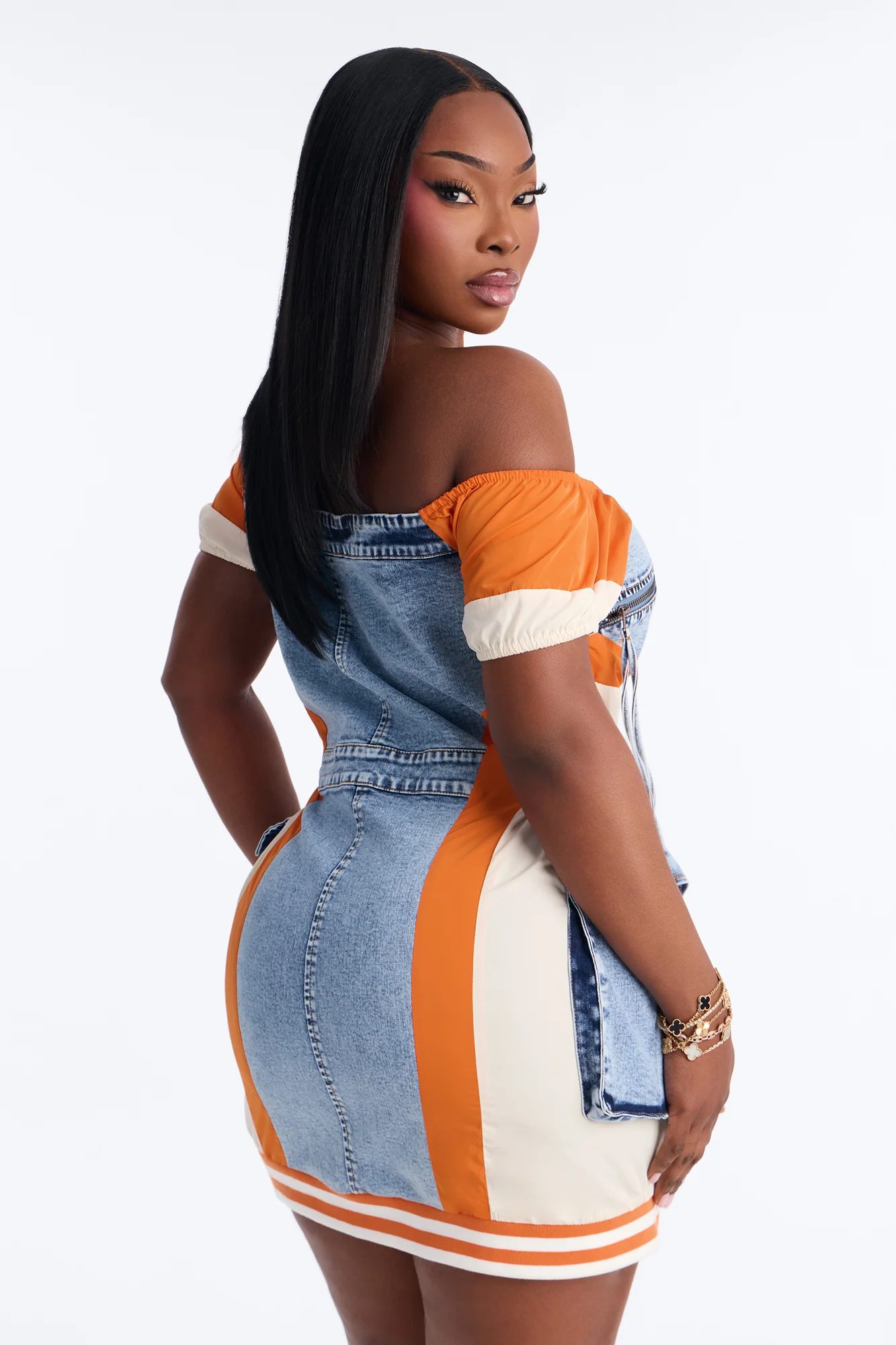 Iconic Sonic Denim Mini Dress - Denim - Image 8