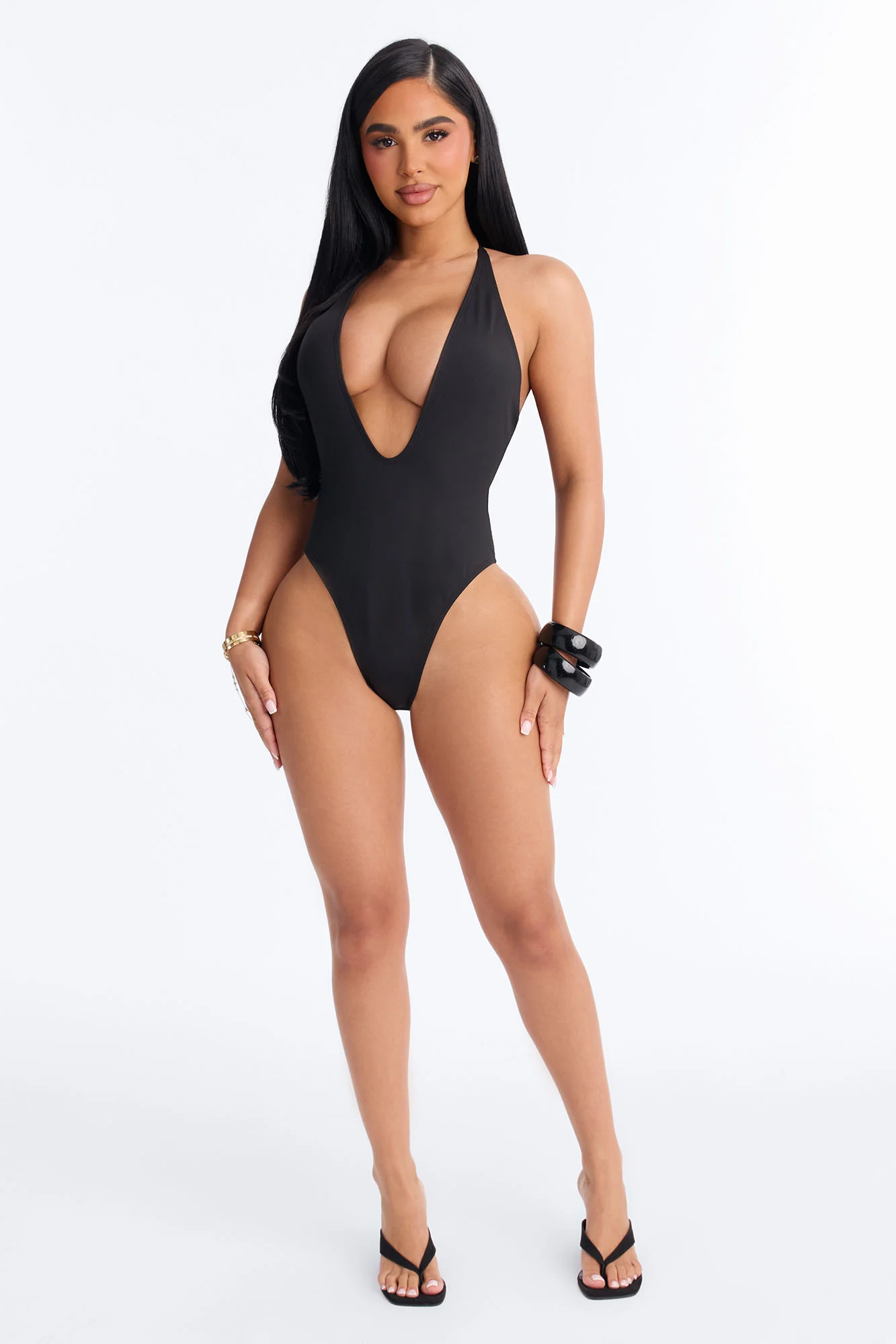 I'm Bad For You 1pc Bikini - Black - Image 2