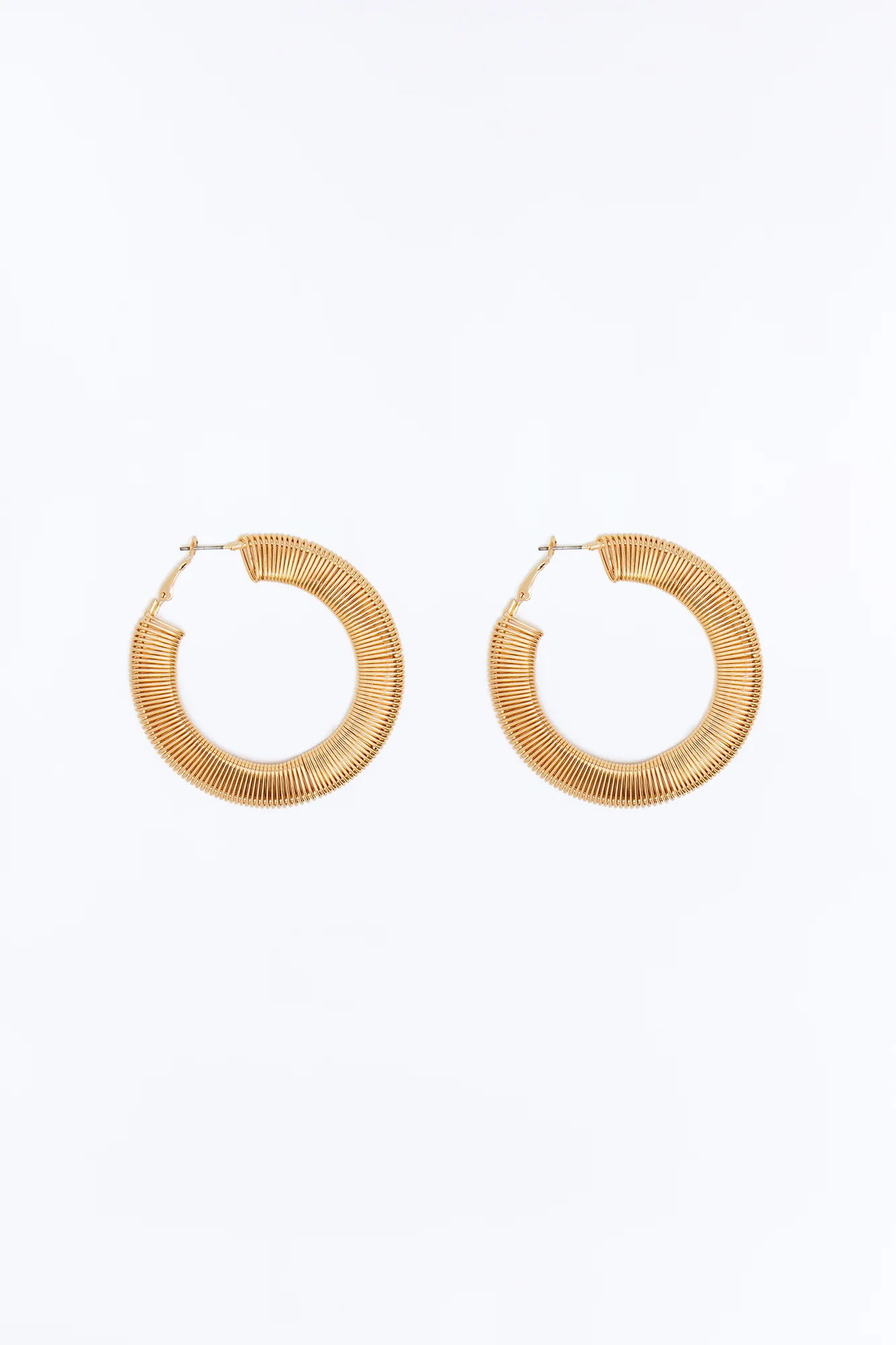 In A Loop Hoop Earrings - Gold - Image 3