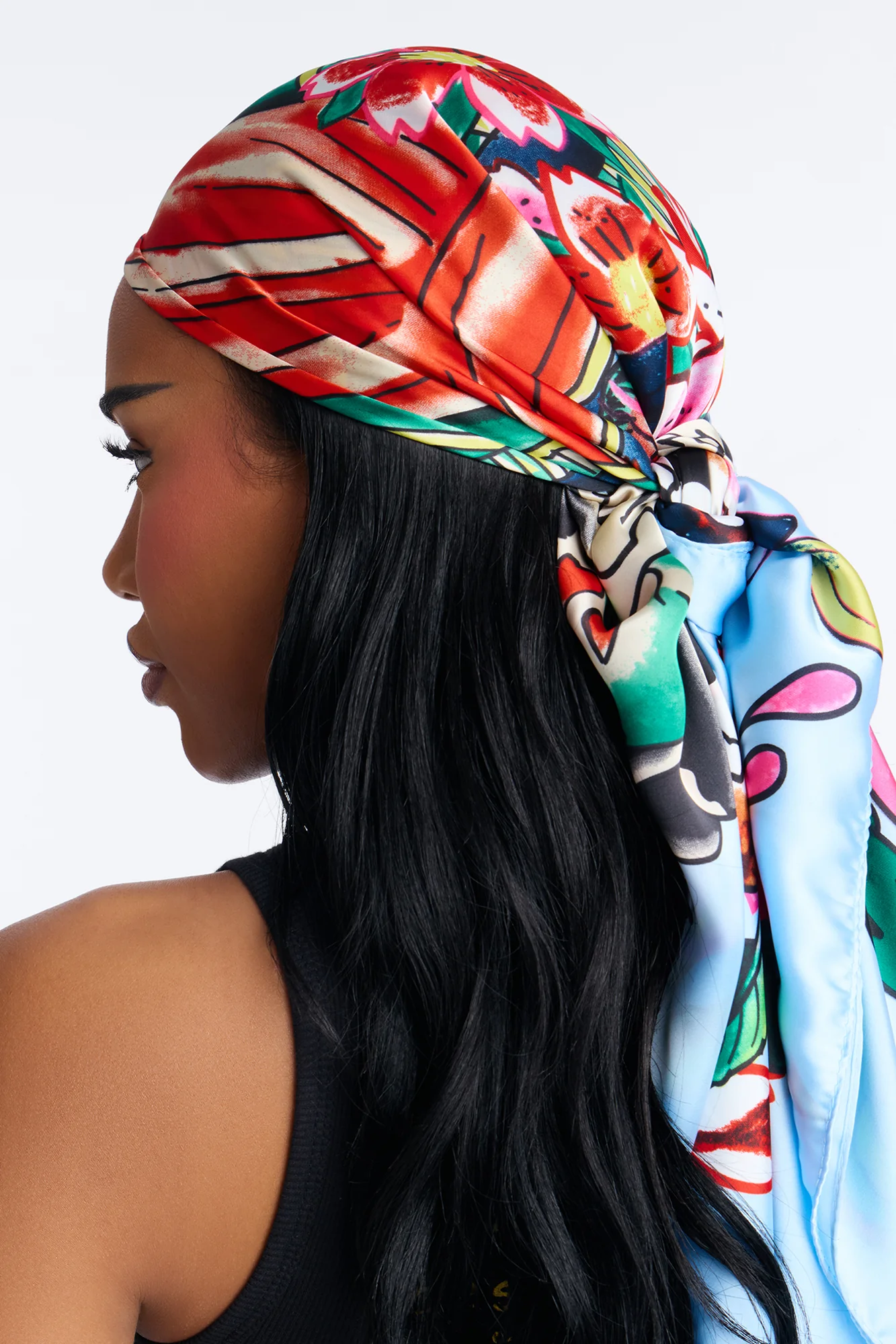 In All Faith Ed Hardy Head Scarf - Multi Color