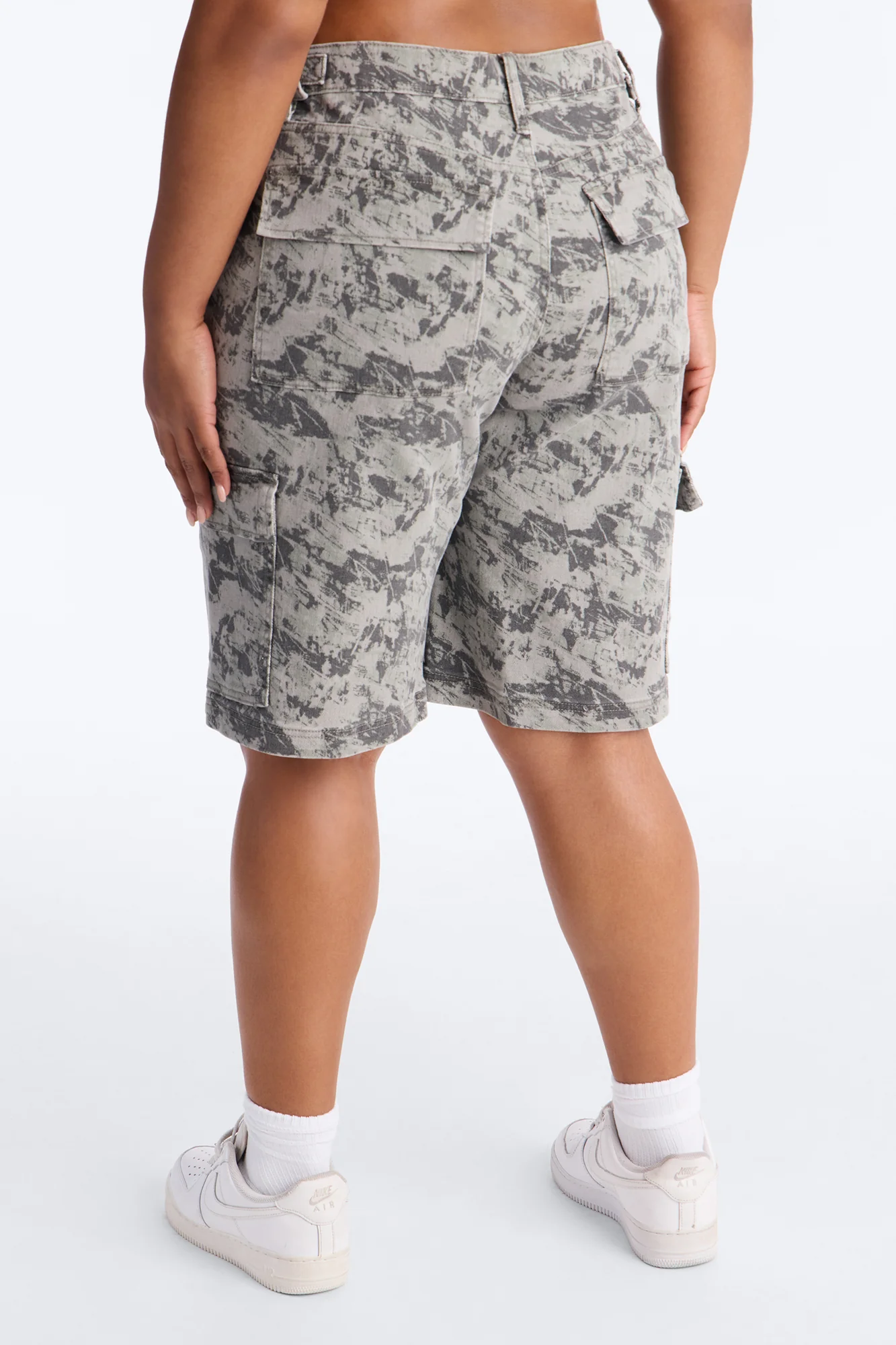 In Formation Camo Denim Jorts - Camouflage - Image 7