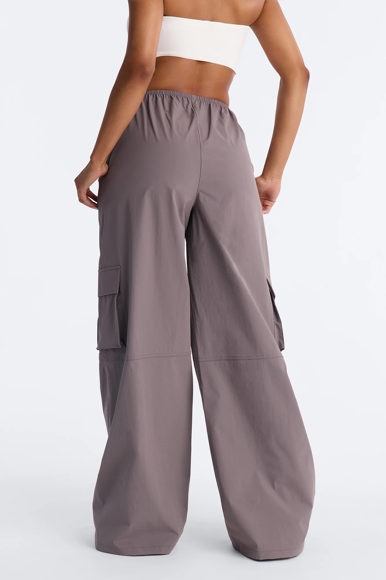 In Motion Cargo Windbreaker Lounge Pant - Charcoal - Image 4