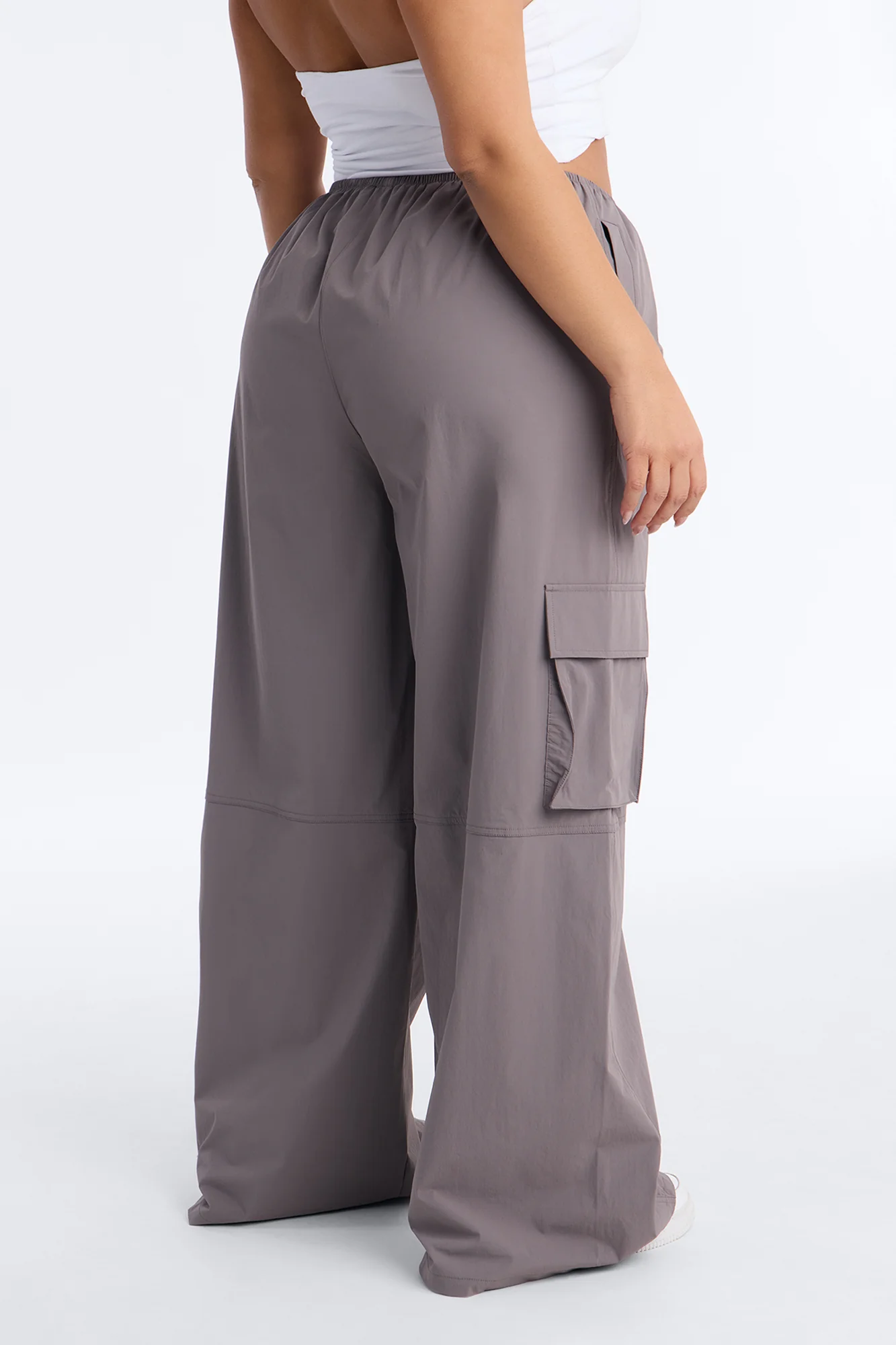 In Motion Cargo Windbreaker Lounge Pant - Charcoal - Image 7