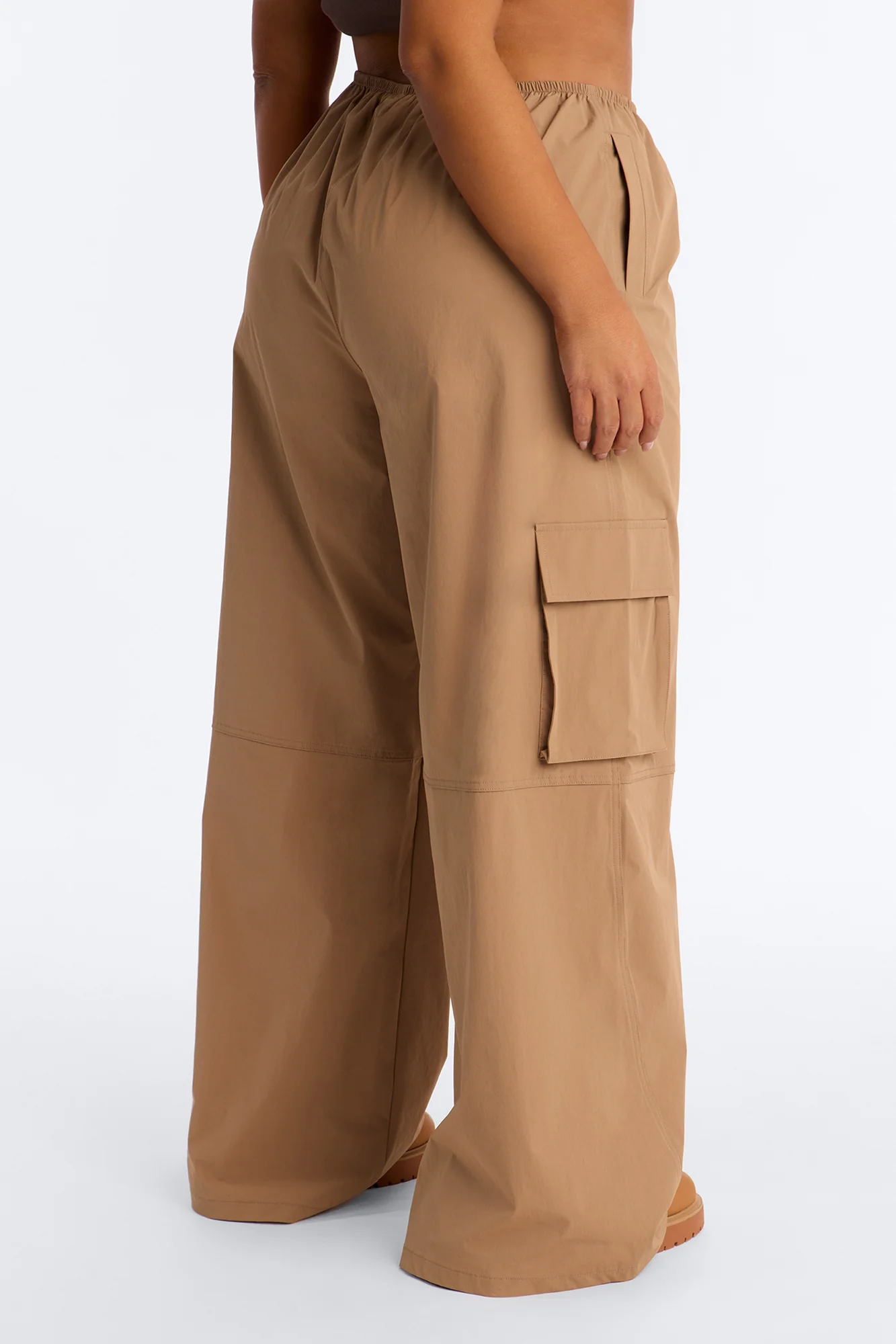 In Motion Cargo Windbreaker Lounge Pant - Mocha - Image 6