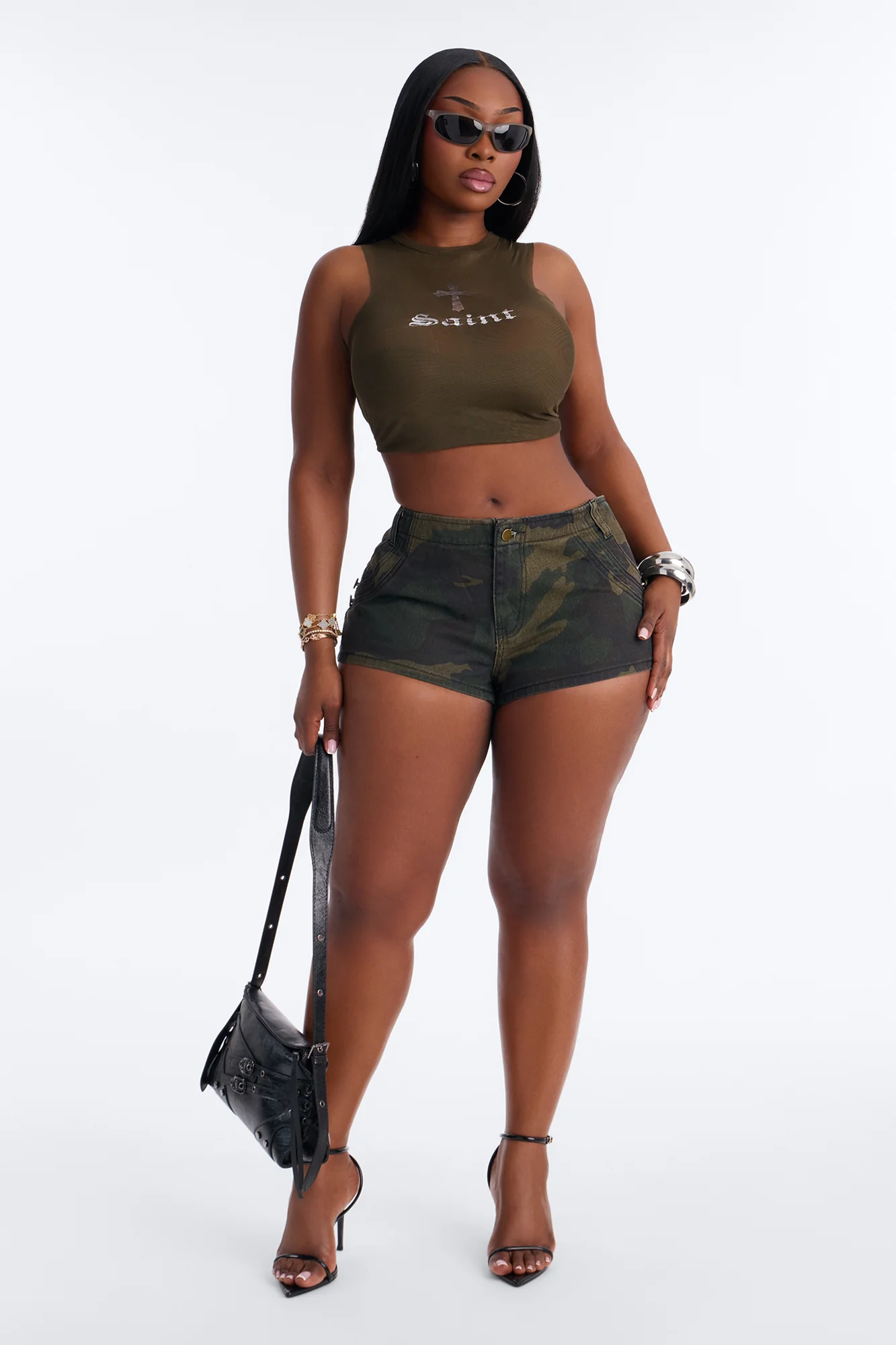 In My Element Low Rise Camo Micro Short - Camouflage - Image 5