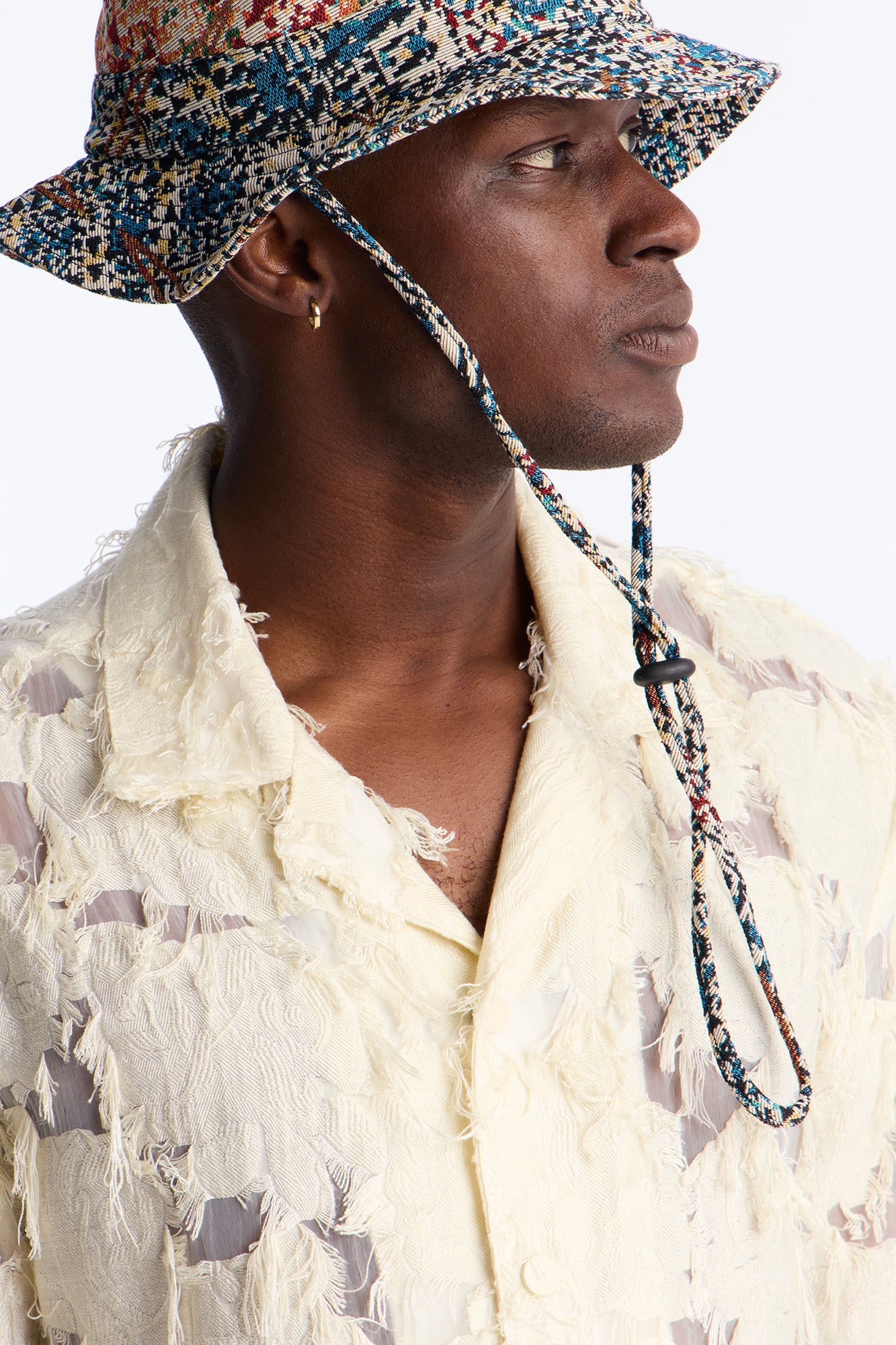 In The Disarray Tapestry Bucket Hat - Multi Color - Image 2