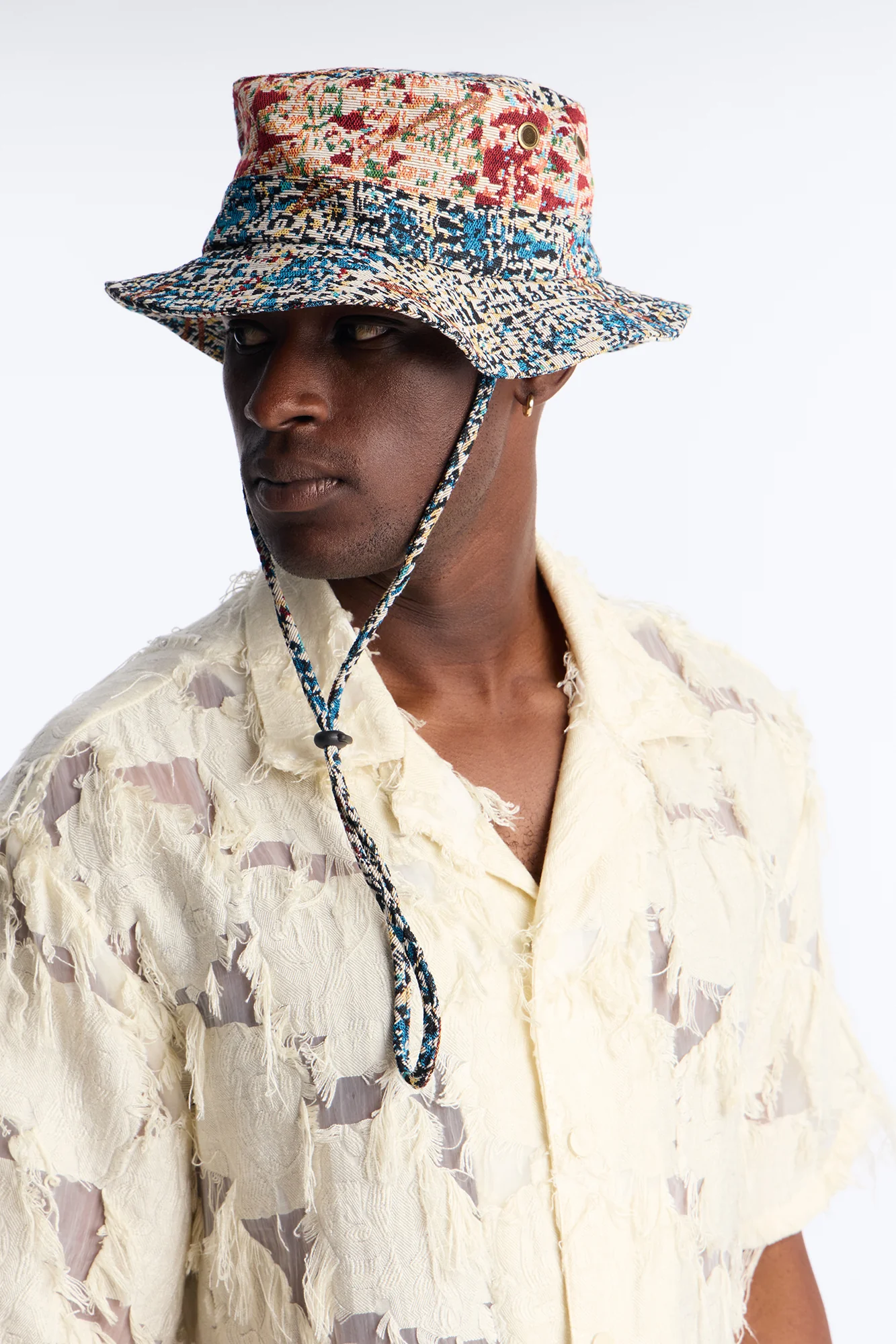 In The Disarray Tapestry Bucket Hat - Multi Color - Image 3