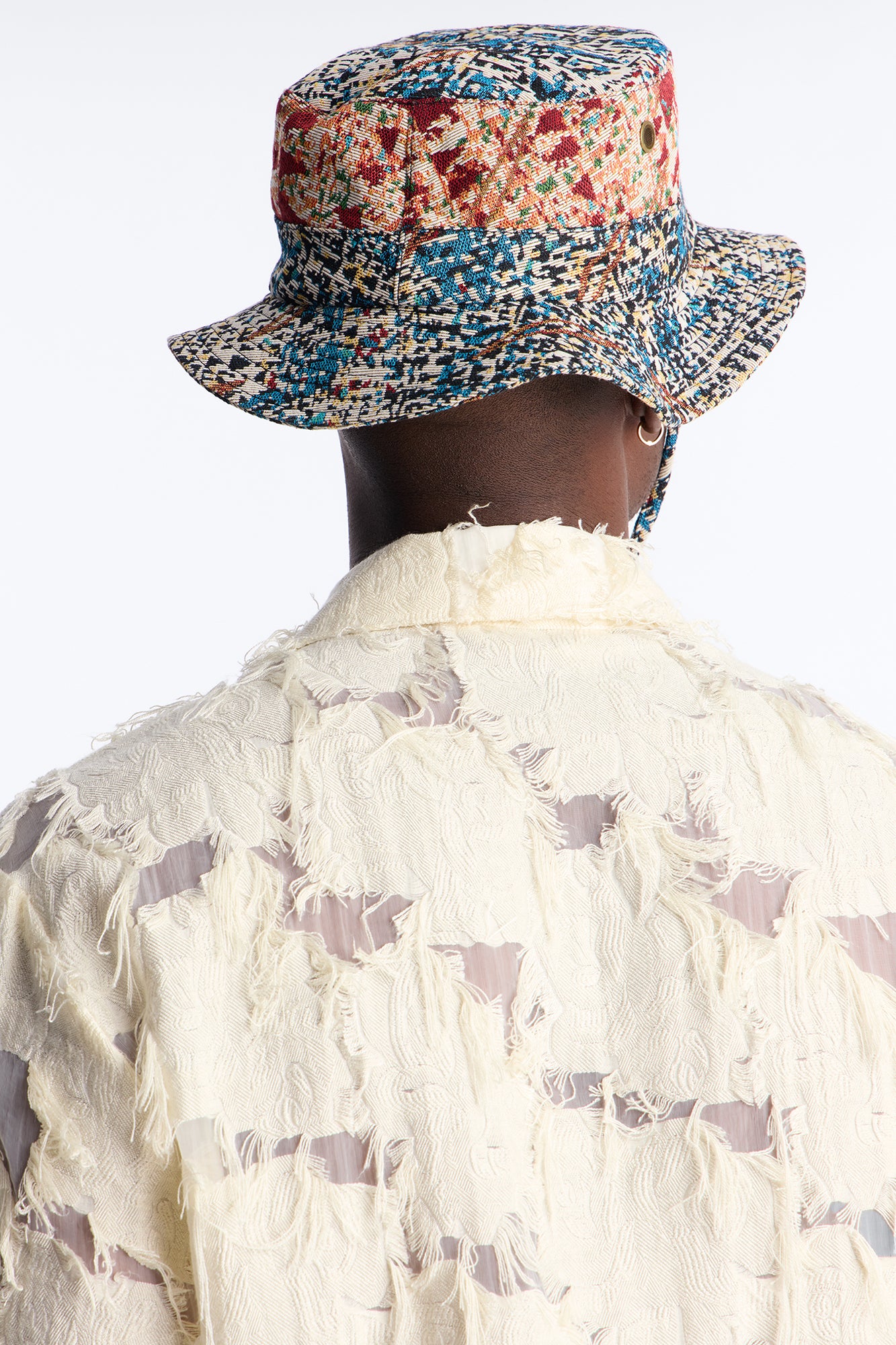 In The Disarray Tapestry Bucket Hat - Multi Color - Image 4