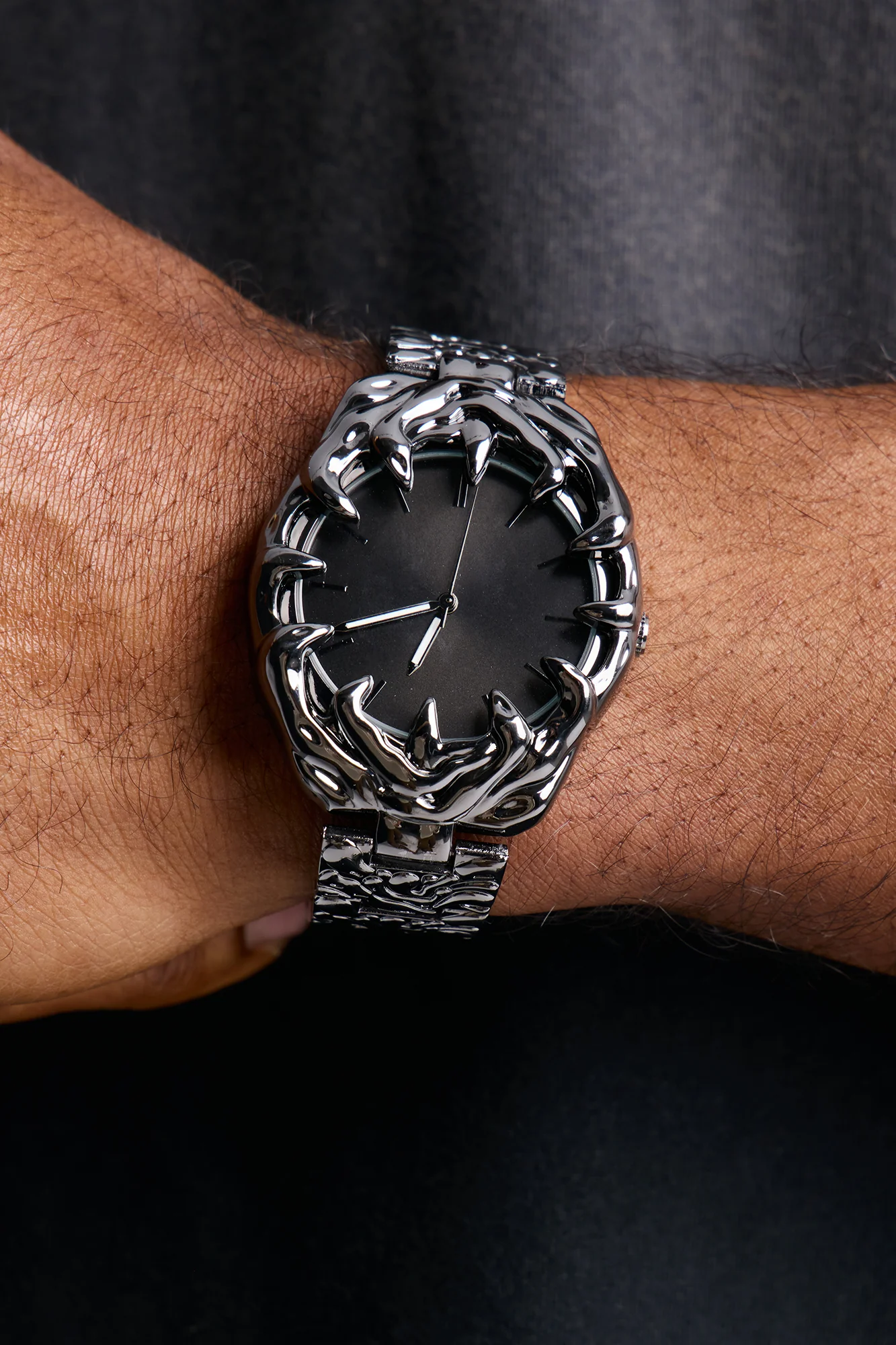 In The Night Analog Watch - Gunmetal