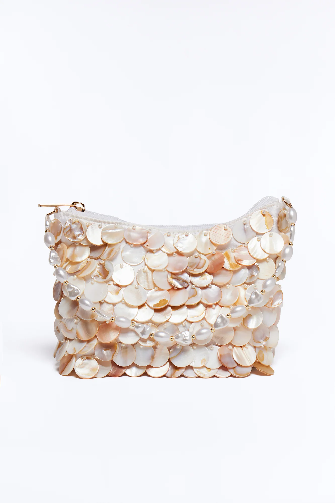 In Tulum Seashell Satchel Handbag - Natural/Combo - Image 3
