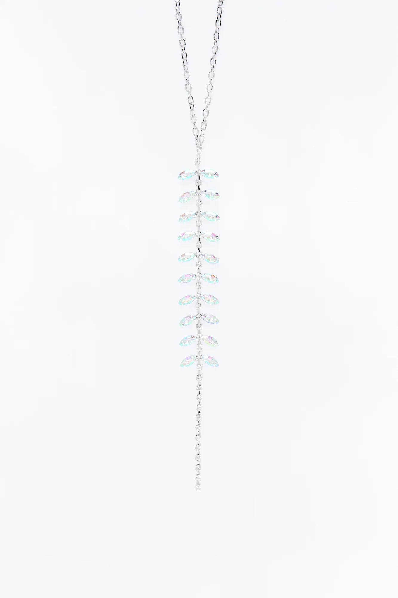 Indecision Lariat Necklace - Silver - Image 3