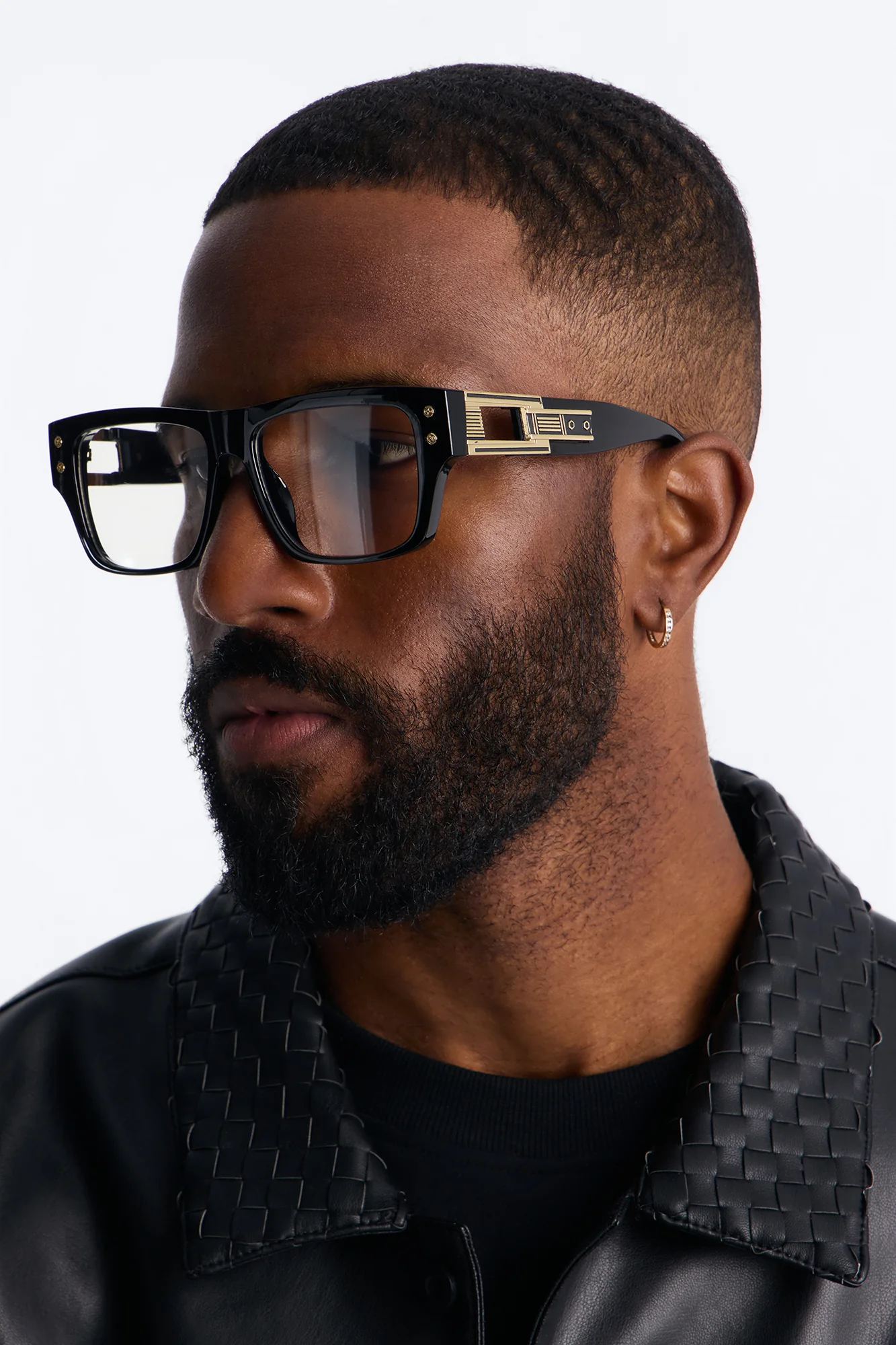 Industrial Insight Square Sunglasses - Black
