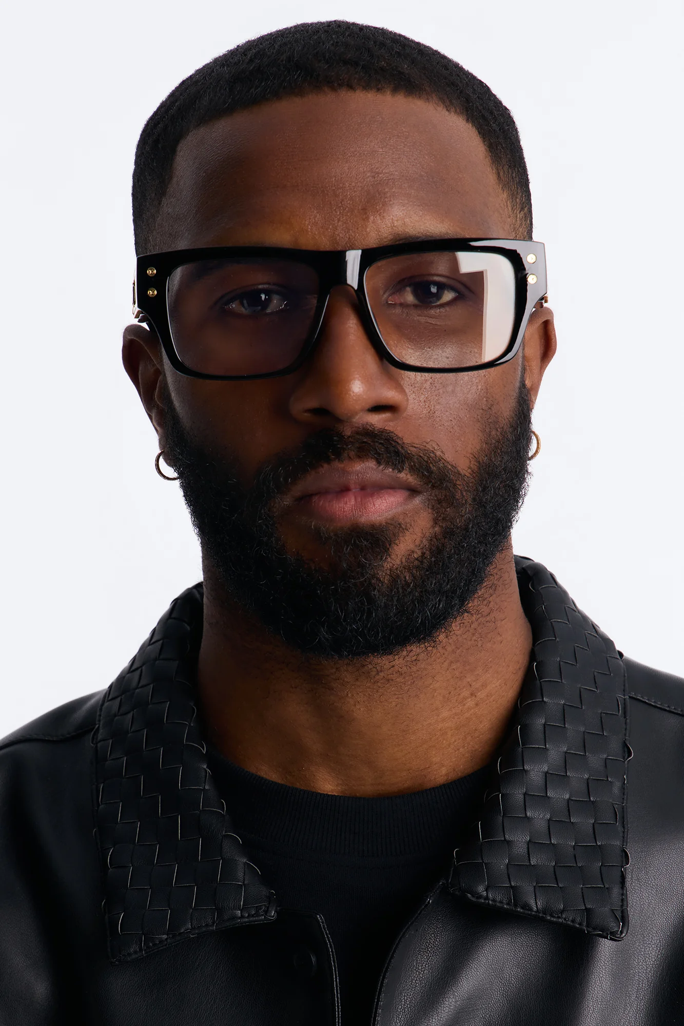 Industrial Insight Square Sunglasses - Black - Image 2